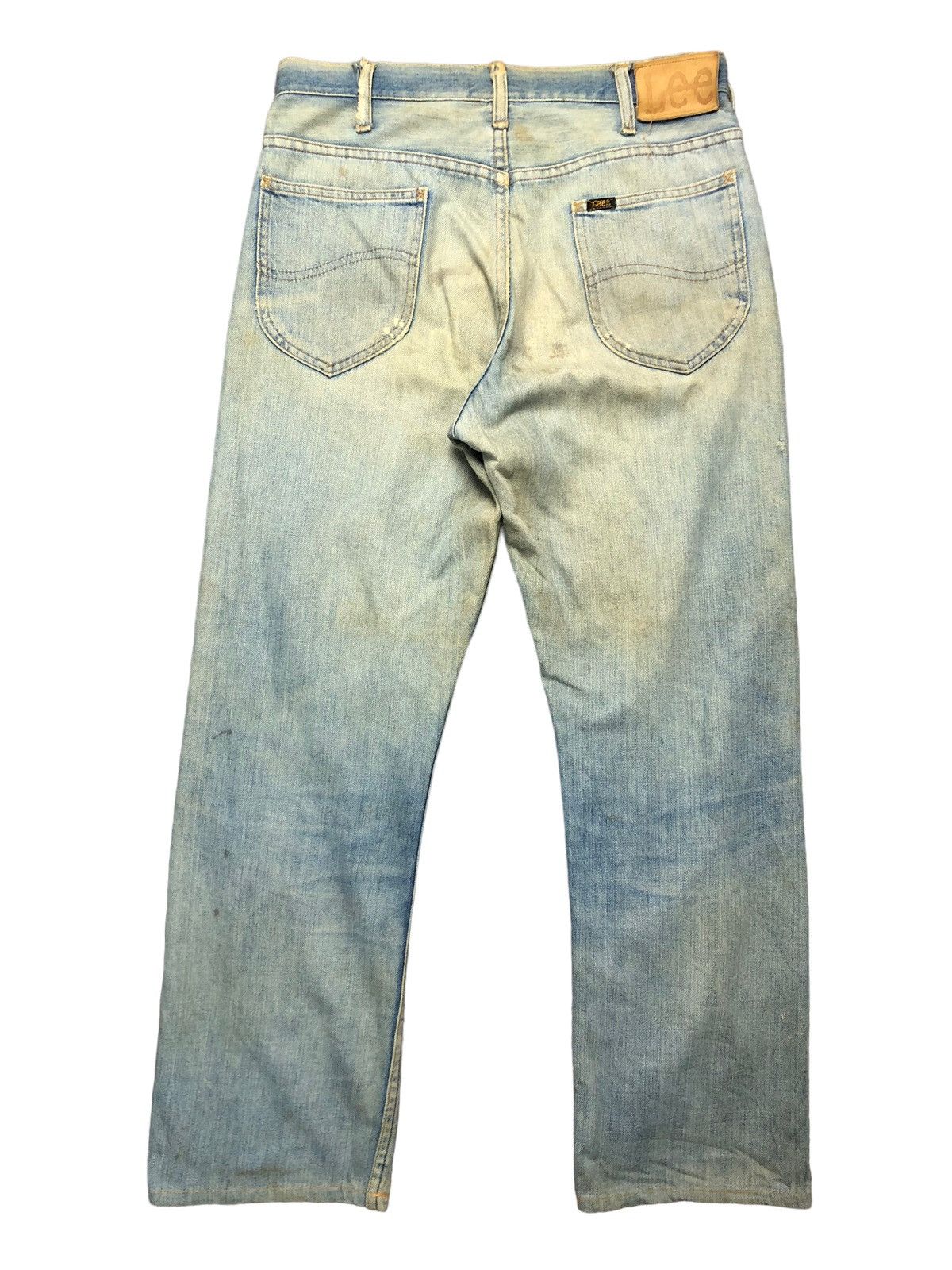 Lee Vintage 70s Lee Riders Distressed Mud Wash Jeans Size US 33 - 11 Thumbnail