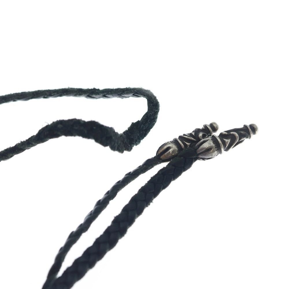 Chrome Hearts Chrome Hearts Leather Braid Scroll Necklace Size ONE SIZE - 6 Thumbnail