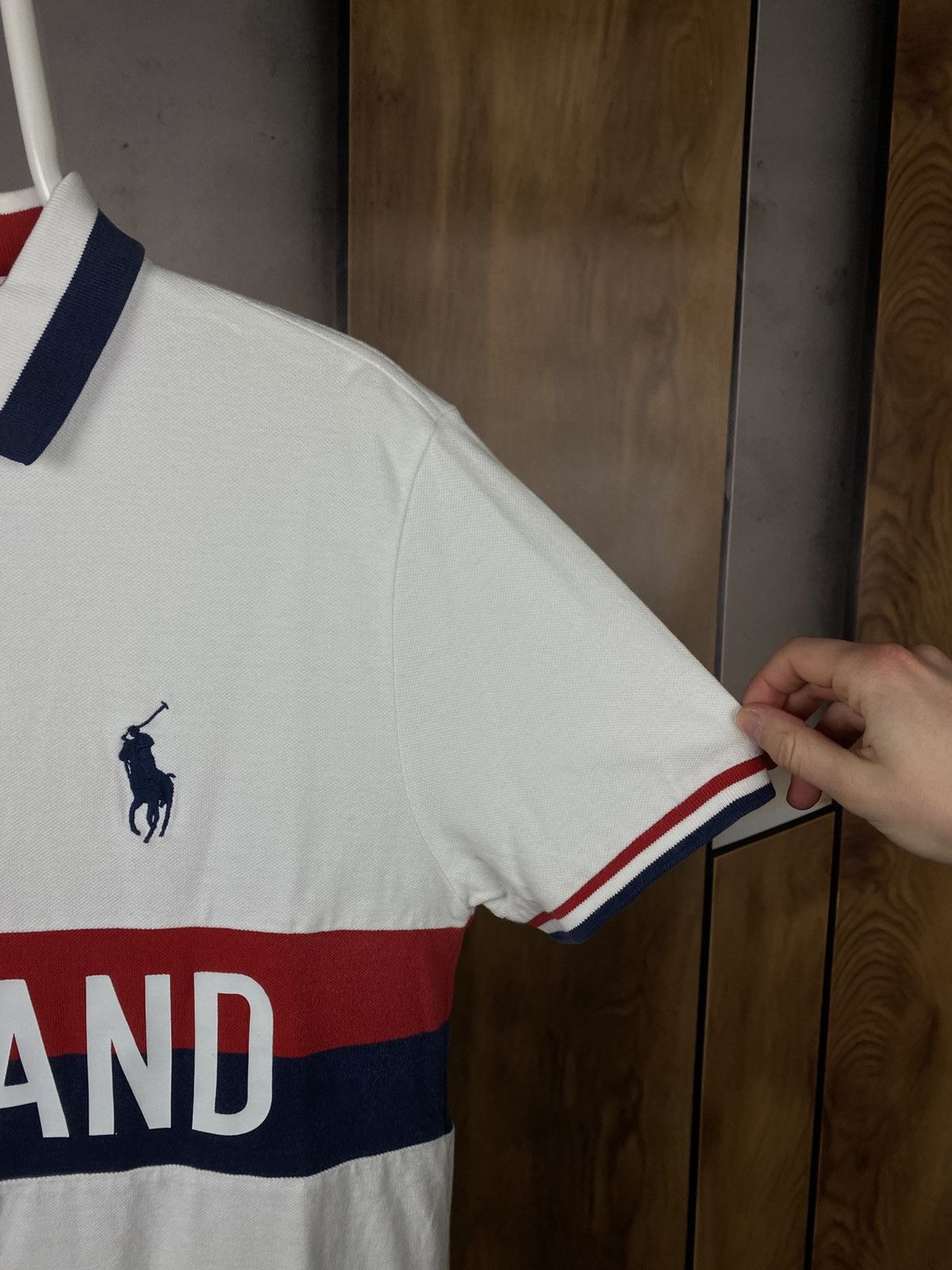Polo Ralph Lauren 🎠Vintage 00s Polo T-Shirt Polo Ralph Lauren England Racing🎠 Size US M / EU 48-50 / 2 - 7 Thumbnail