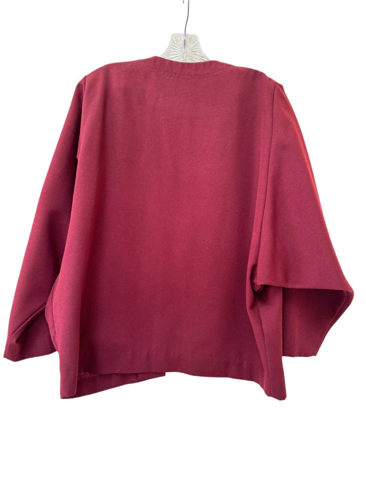 Vintage Women’s S handmade tailored 3 piece vintage burgundy set Size 32" / US 10 / IT 46 - 7 Thumbnail