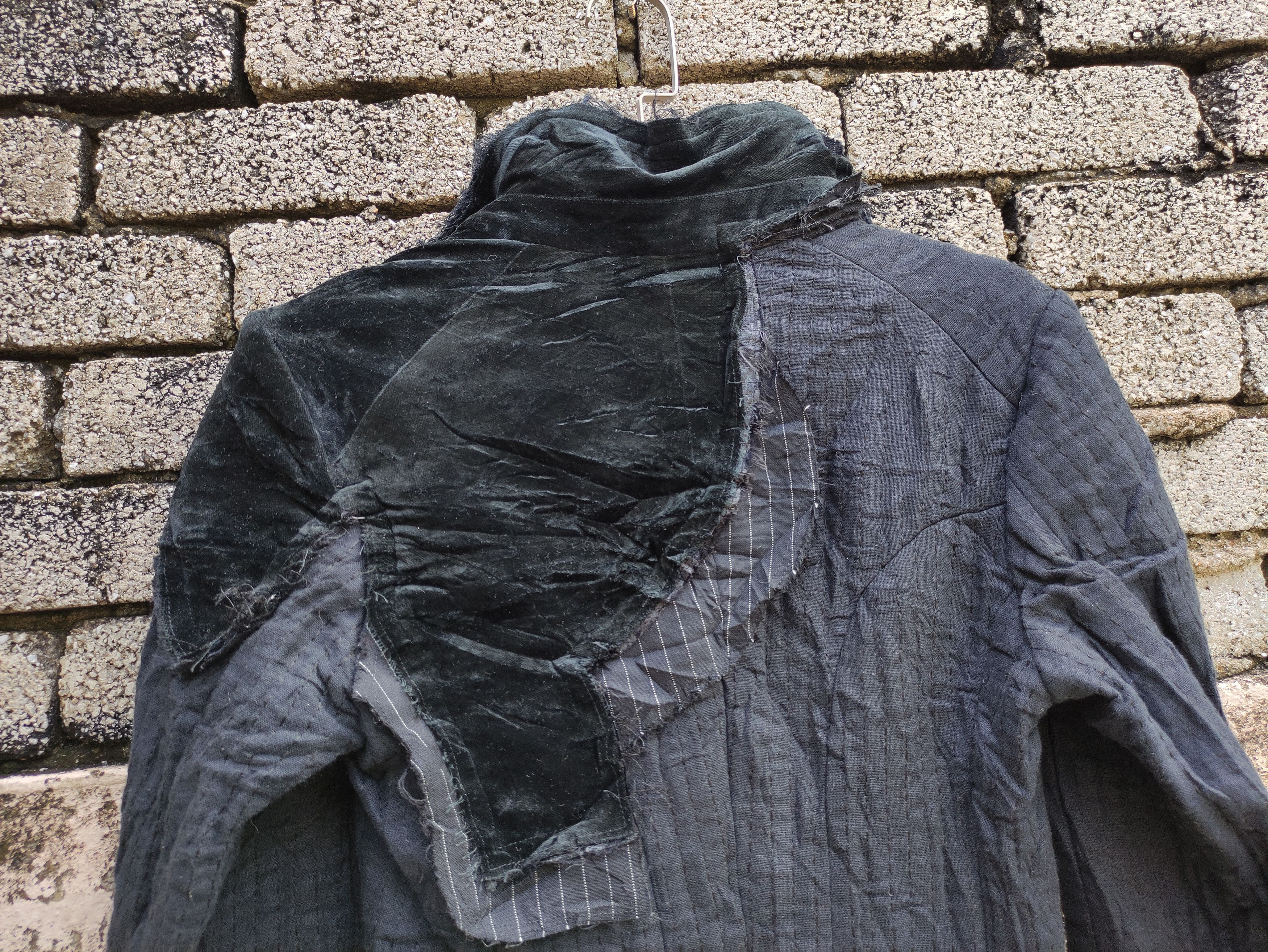 Comme des Garcons COMME DES GARÇONS DESIGN PATCHWORK DISTRESSED OPEN JACKET Size US S / EU 44-46 / 1 - 5 Thumbnail