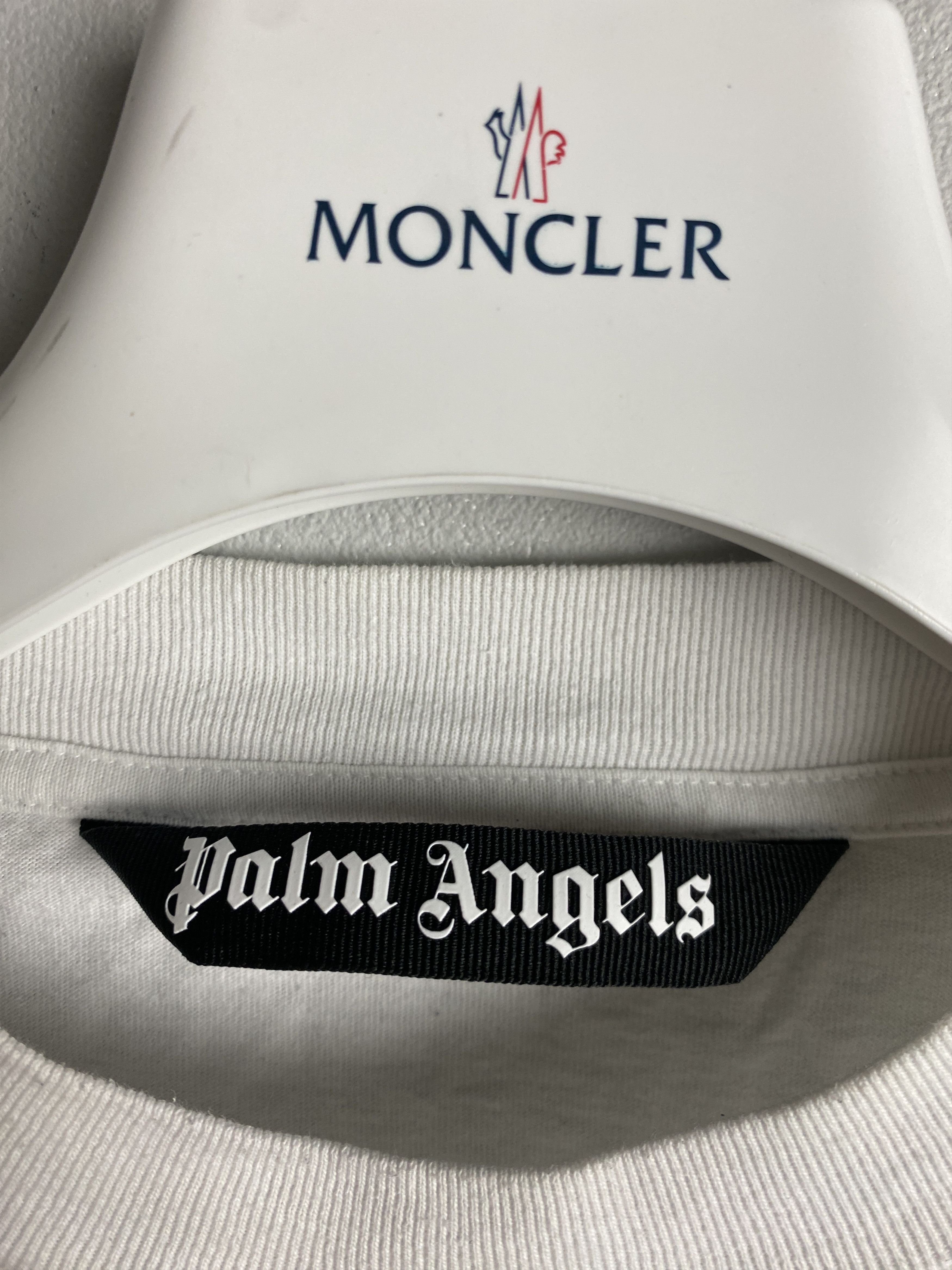 Palm Angels Palm Angels small logo t-shirt tee printed Size US L / EU 52-54 / 3 - 3 Thumbnail