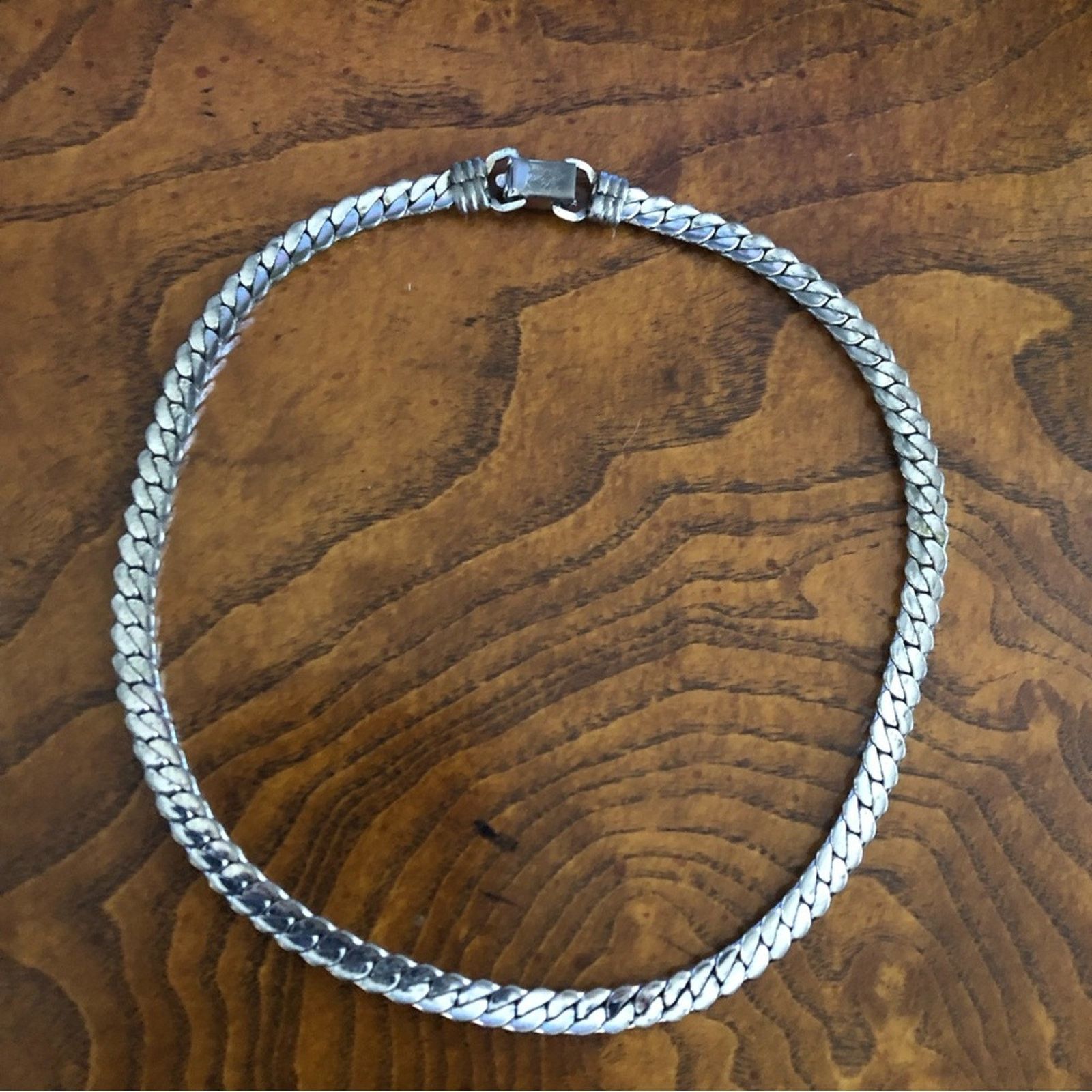 Vintage Vintage Coro silver plated braided chain necklace Size ONE SIZE - 9 Thumbnail
