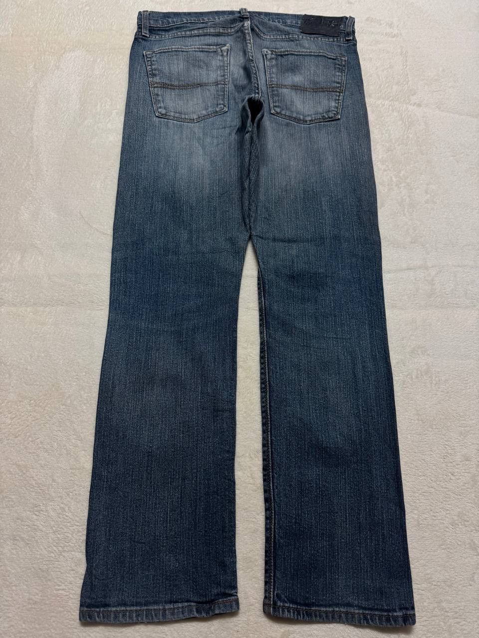 Levi's GRUNGE Levi’s Slim Straight Fit Faded Distressed Blue Jeans Size US 33 - 15 Thumbnail