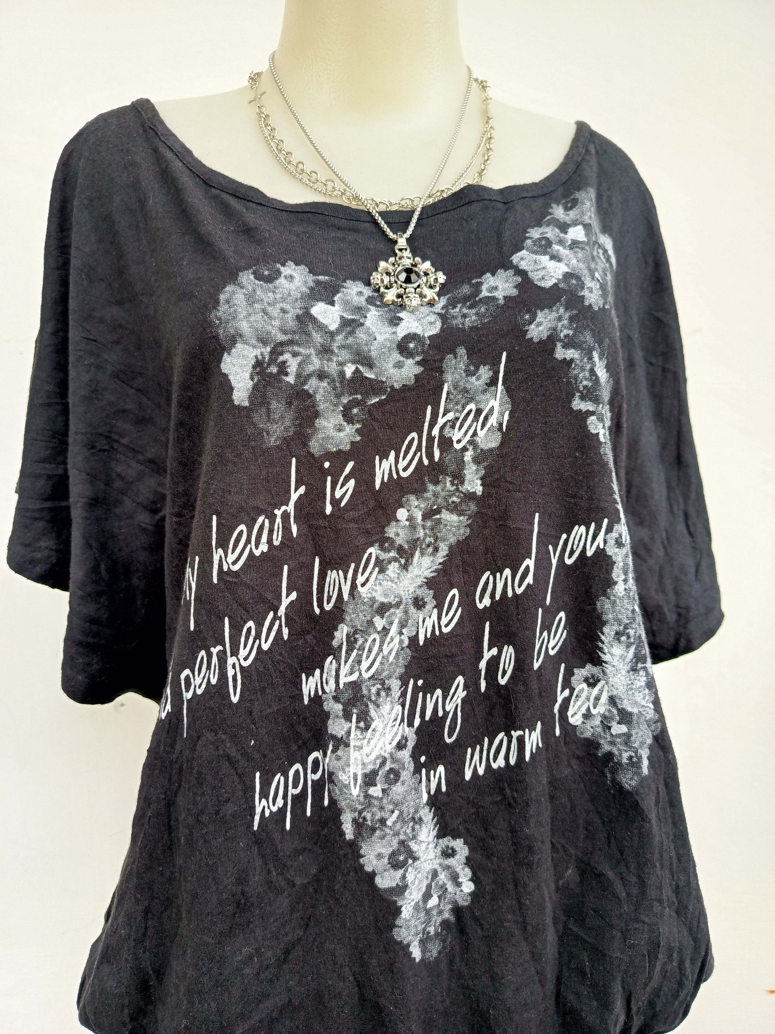 Japanese Brand Sky Bomber Gothic Fairy Grunge Tunic Top Size L / US 10 / IT 46 - 7 Thumbnail
