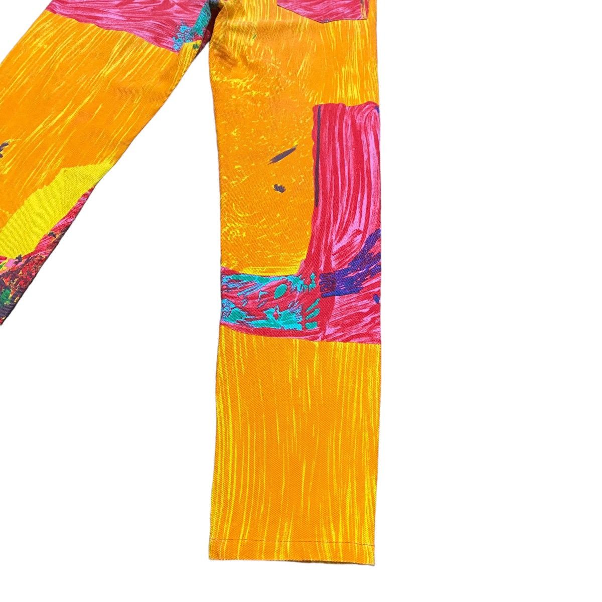 Issey Miyake Archive Issey Miyake Multi Colour Artisanal Painter Jeans Size 24" / US 00 / IT 34 - 14 Thumbnail