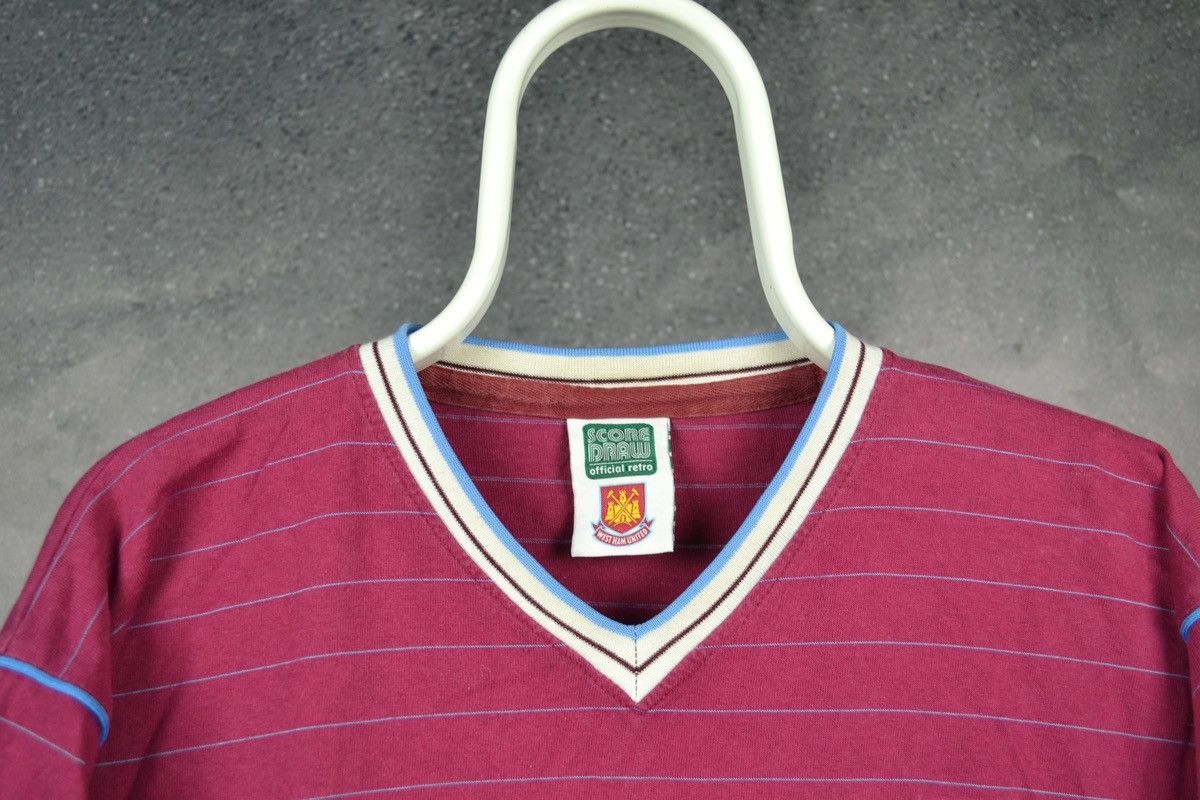 Vintage West Ham United 1985 Home Football Shirt Retro Score Draw Size US XL / EU 56 / 4 - 4 Thumbnail