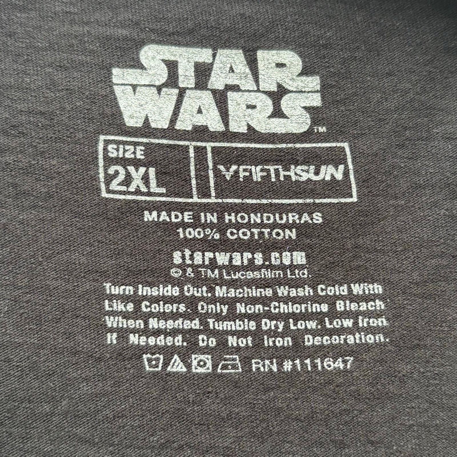 Star Wars Star Wars Grogu Mandalorian Black Graphic Tee Men’s 2XL Size US XXL / EU 58 / 5 - 8 Thumbnail