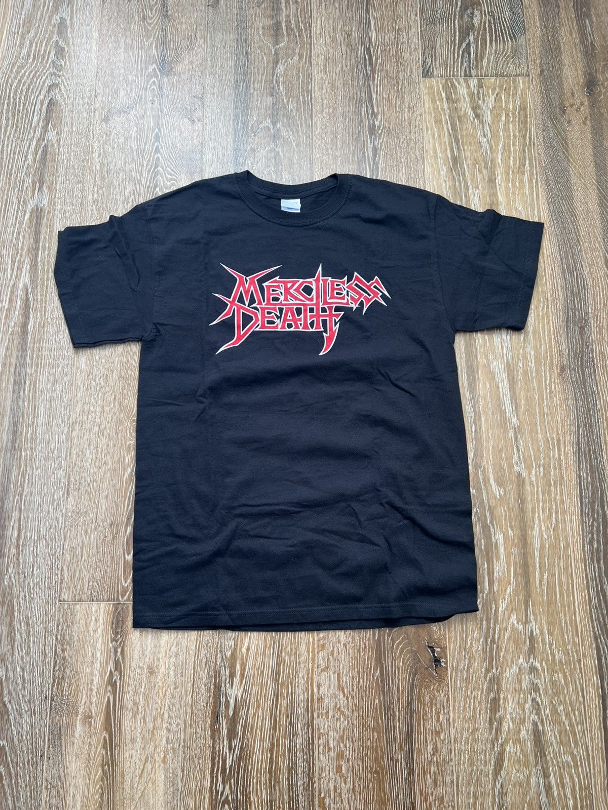 Vintage Vintage Merciless Death Thrash Speed Metal Band Tee Size US M / EU 48-50 / 2 - 1 Thumbnail