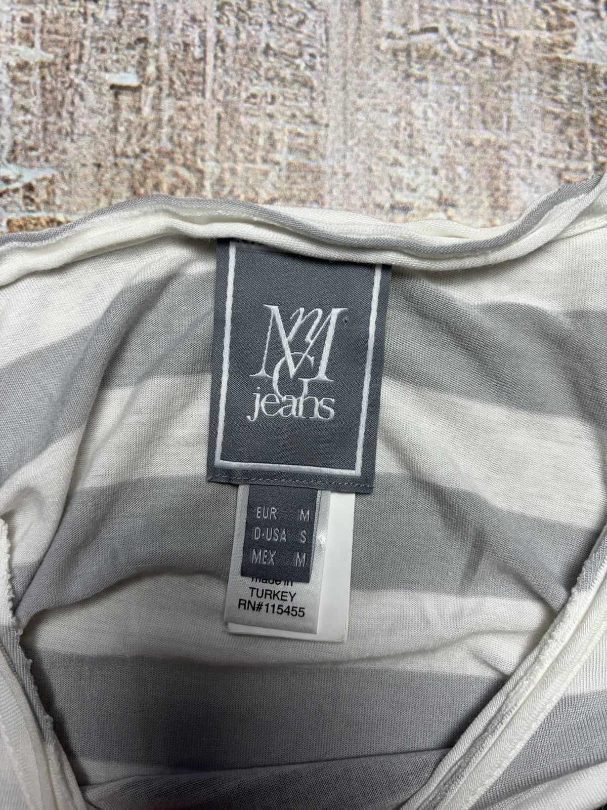 Japanese Brand × Vintage Striped printed vintage skinny t-shirt Size M / US 6-8 / IT 42-44 - 5 Thumbnail