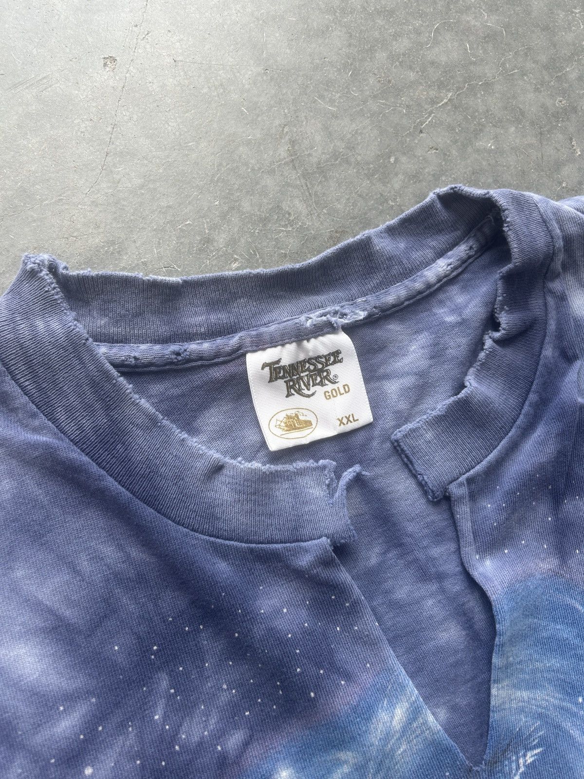 The Mountain × Vintage Vintage 90s The Mountain Tie Dye Graphic Tee Size US XXL / EU 58 / 5 - 9 Thumbnail