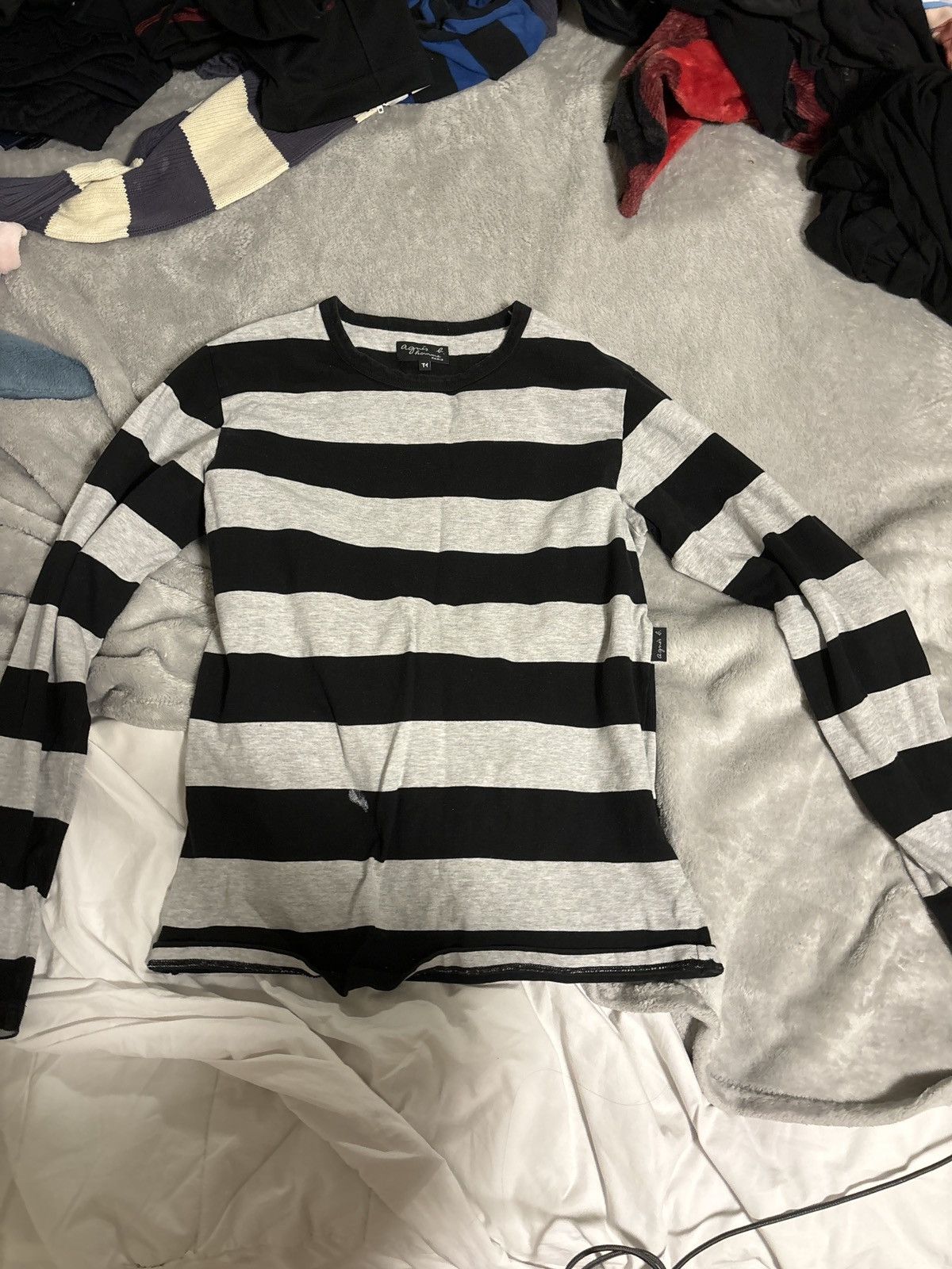Japanese Brand × agnes b. AGNES B Homme Paris Long Sleeve Striped