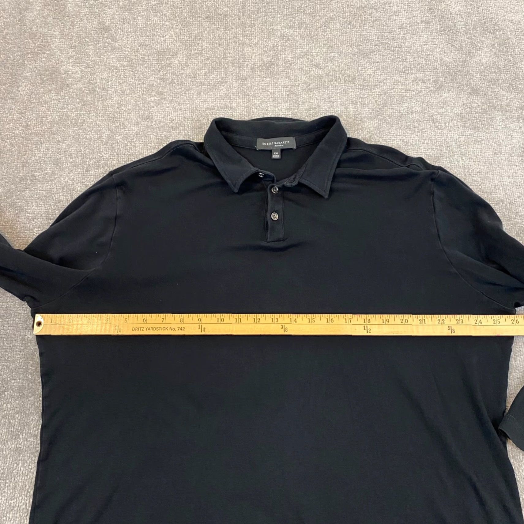 Vintage VINTAGE Robert Barakett Polo Shirt Men 2XL Black Long Sleeve Casual Golf Designer Size US XXL / EU 58 / 5 - 5 Thumbnail