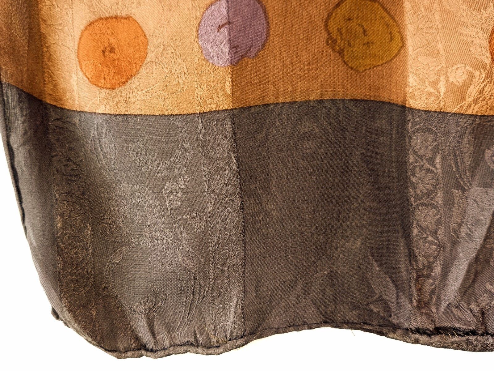 Givenchy GIVENCHY PARIS Monogram Geometric Polka Dots Long Silk Scarf Size ONE SIZE - 4 Thumbnail