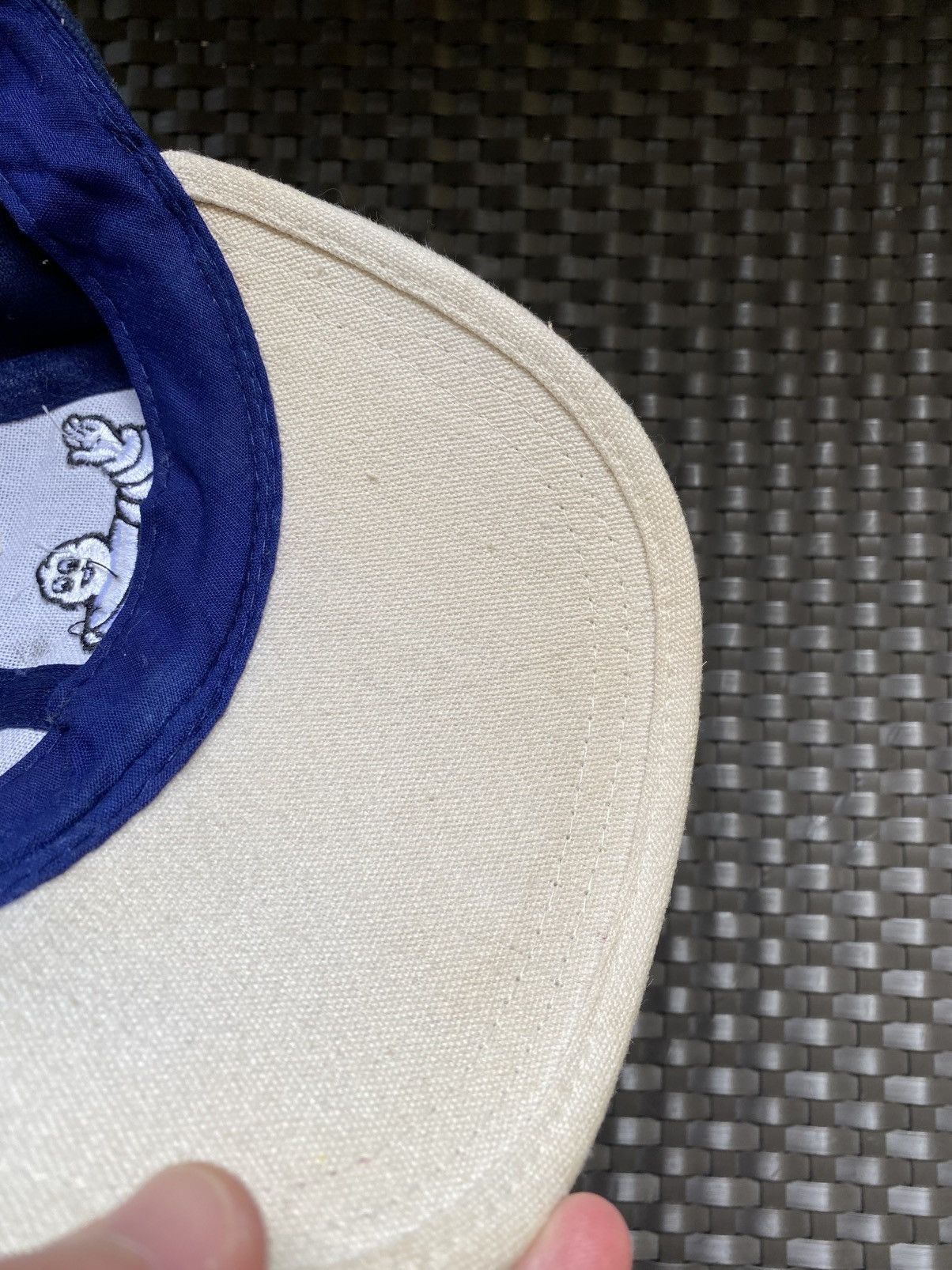 Vintage Vintage Michelin Cap Hat Mercedes Ferrari BMW Size ONE SIZE - 5 Thumbnail