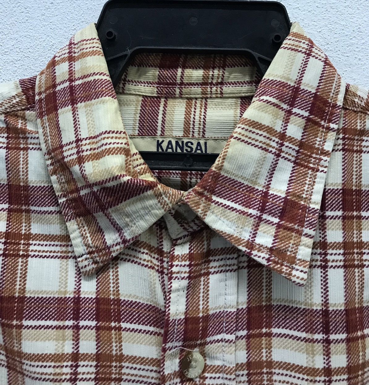 Kansai Yamamoto × Vintage Vintage Kansai Jeans Long Sleeve Shirt Button Up Size US M / EU 48-50 / 2 - 3 Thumbnail