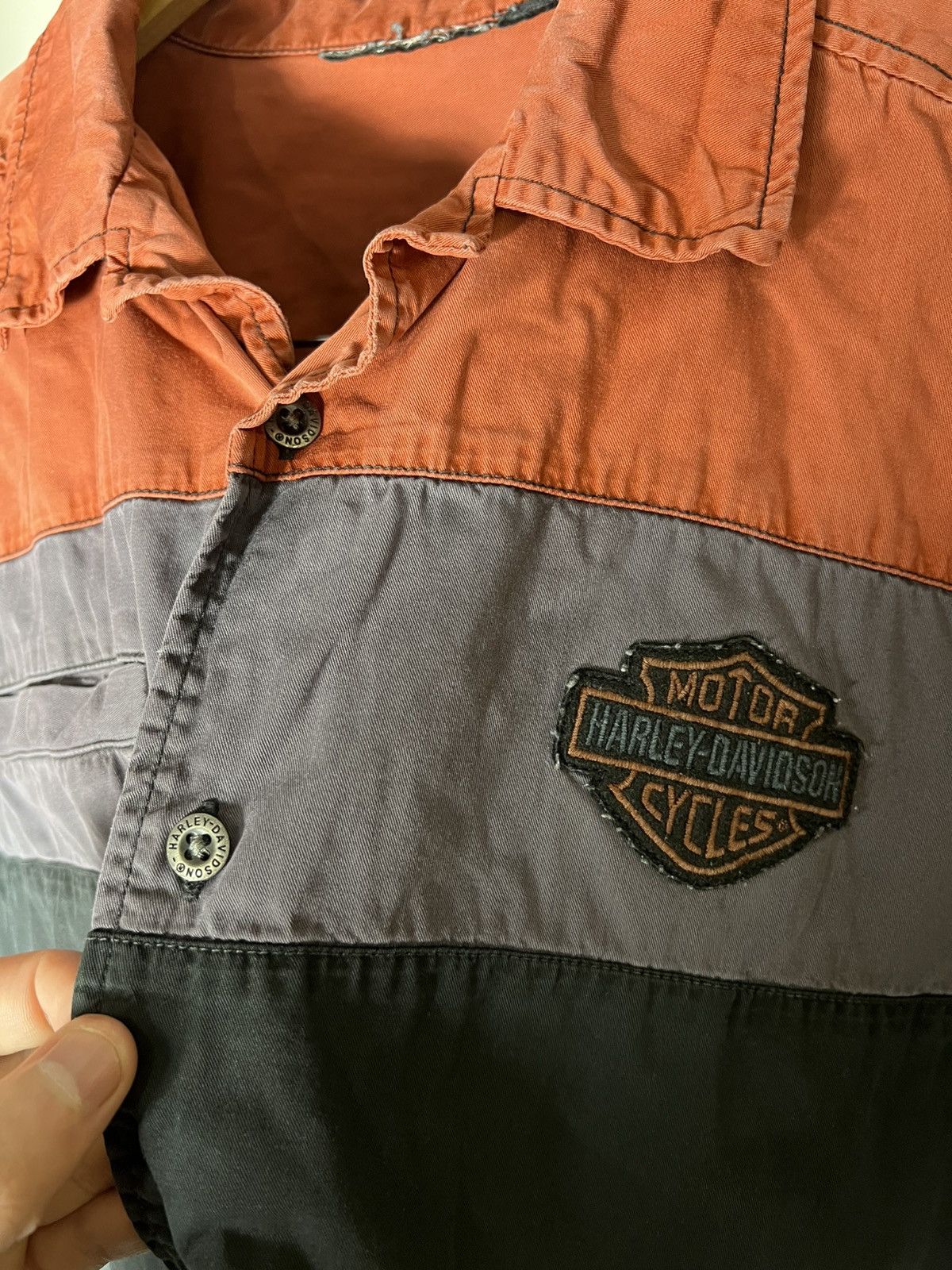 Harley Davidson VINTAGE HARLEY DAVIDSON MOTORCYCLE RETRO SHIRT CASUAL 90s Size US M / EU 48-50 / 2 - 9 Thumbnail