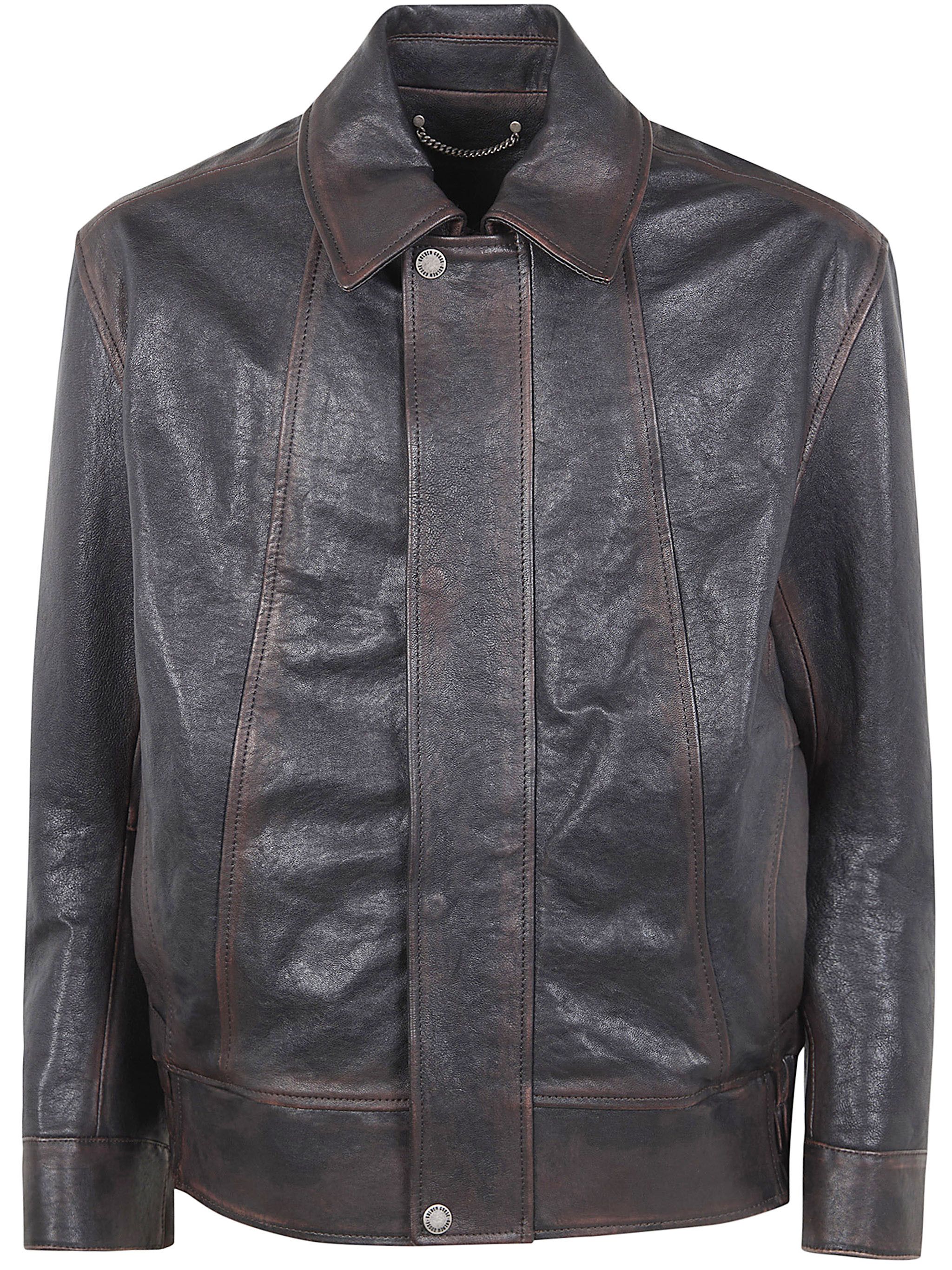 Golden Goose "JOURNEY M`S" BOMBER JACKET PRINCE NAPPA LEATHER Size US M / EU 48-50 / 2 - 1 Thumbnail
