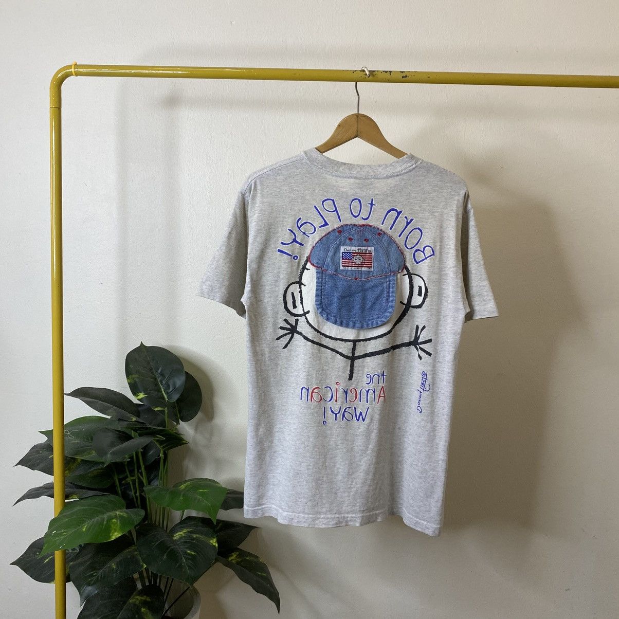 Vintage 1990s Danny First Born To Be Play T Shirt Size US M / EU 48-50 / 2 - 6 Thumbnail