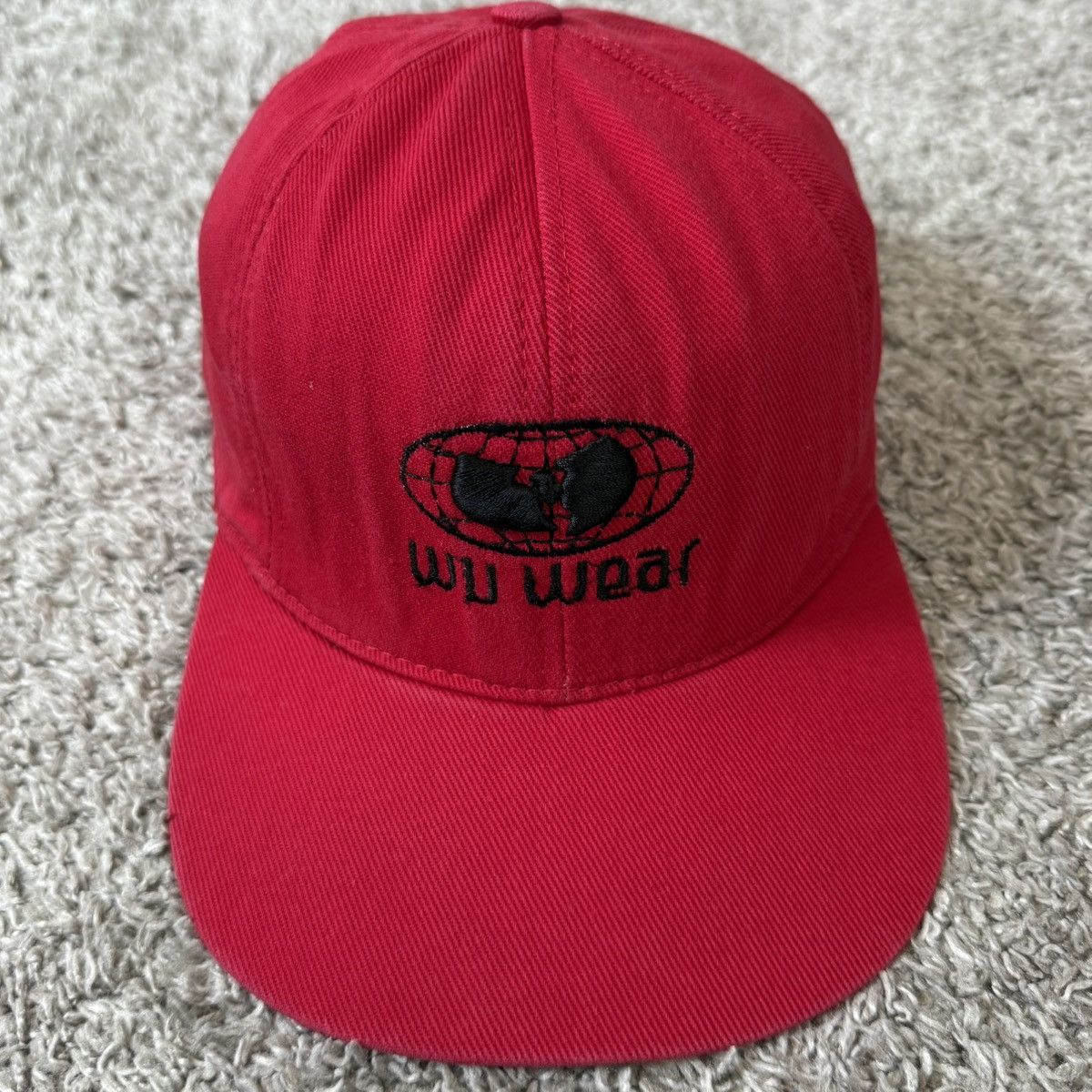 Wu-Tang Clan 🔴Wu Wear Hat Wu-Tang Red Cap Vintage Rare Gza Wu-Tang Clan Size ONE SIZE - 1 Thumbnail