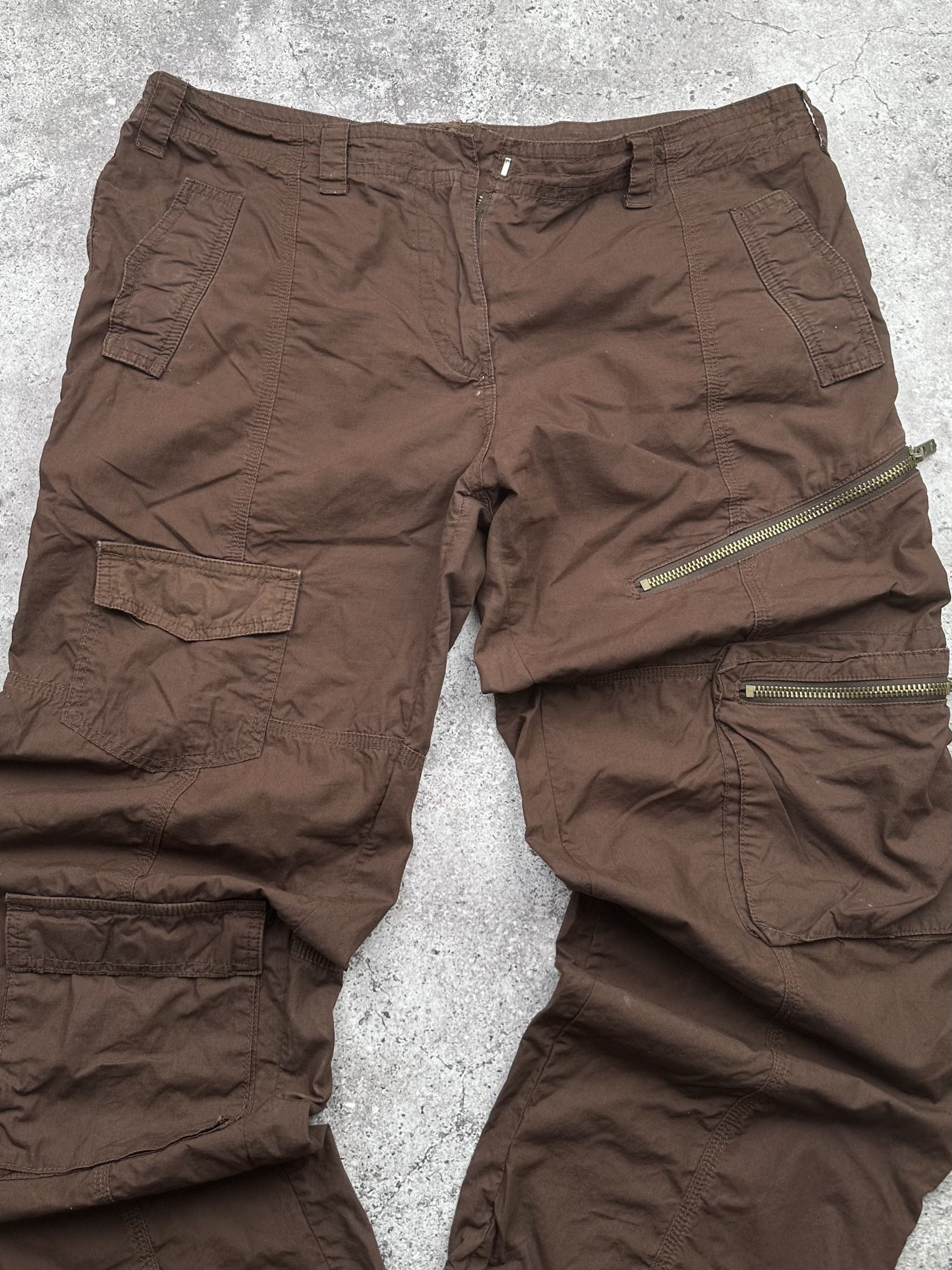 Japanese Brand Vintage Cargo Zipped Pants C421(V469)(E8) Size US 38 / EU 54 - 2 Thumbnail