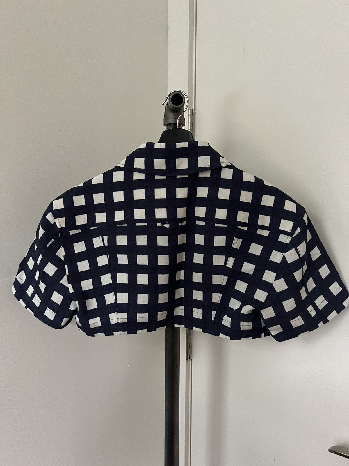 Jacquemus Cropped Check Polo Size XS / US 0-2 / IT 36-38 - 6 Thumbnail