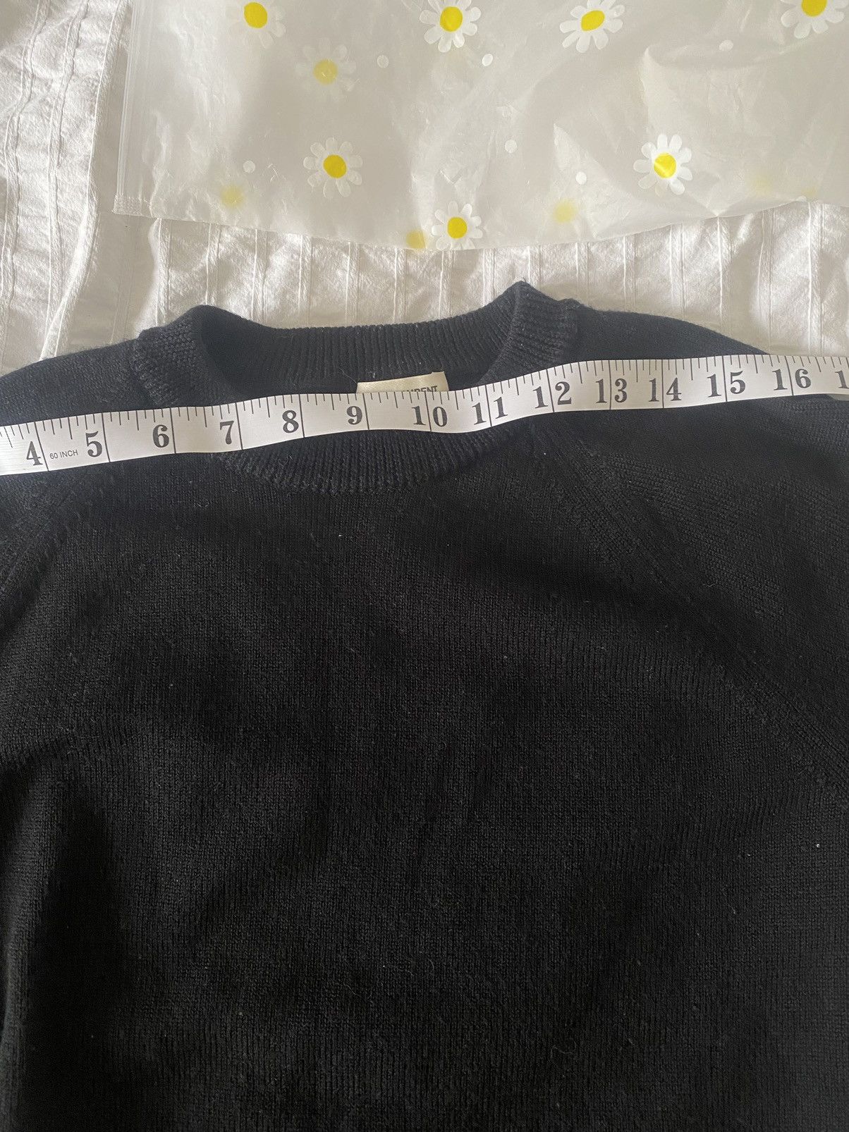 Saint Laurent Paris Saint laurent black wool sweater Size US M / EU 48-50 / 2 - 8 Thumbnail