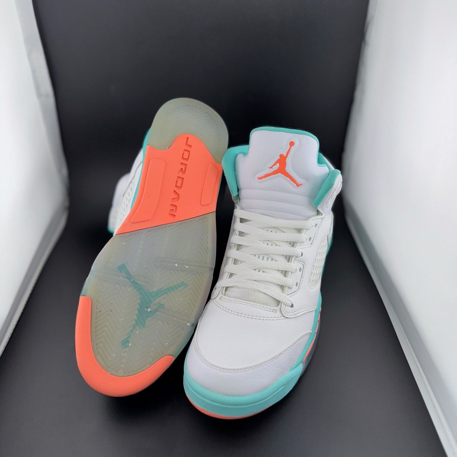 Jordan Brand Jordan 5 Retro Light Aqua (GS) Size US 10 / IT 40 - 5 Thumbnail