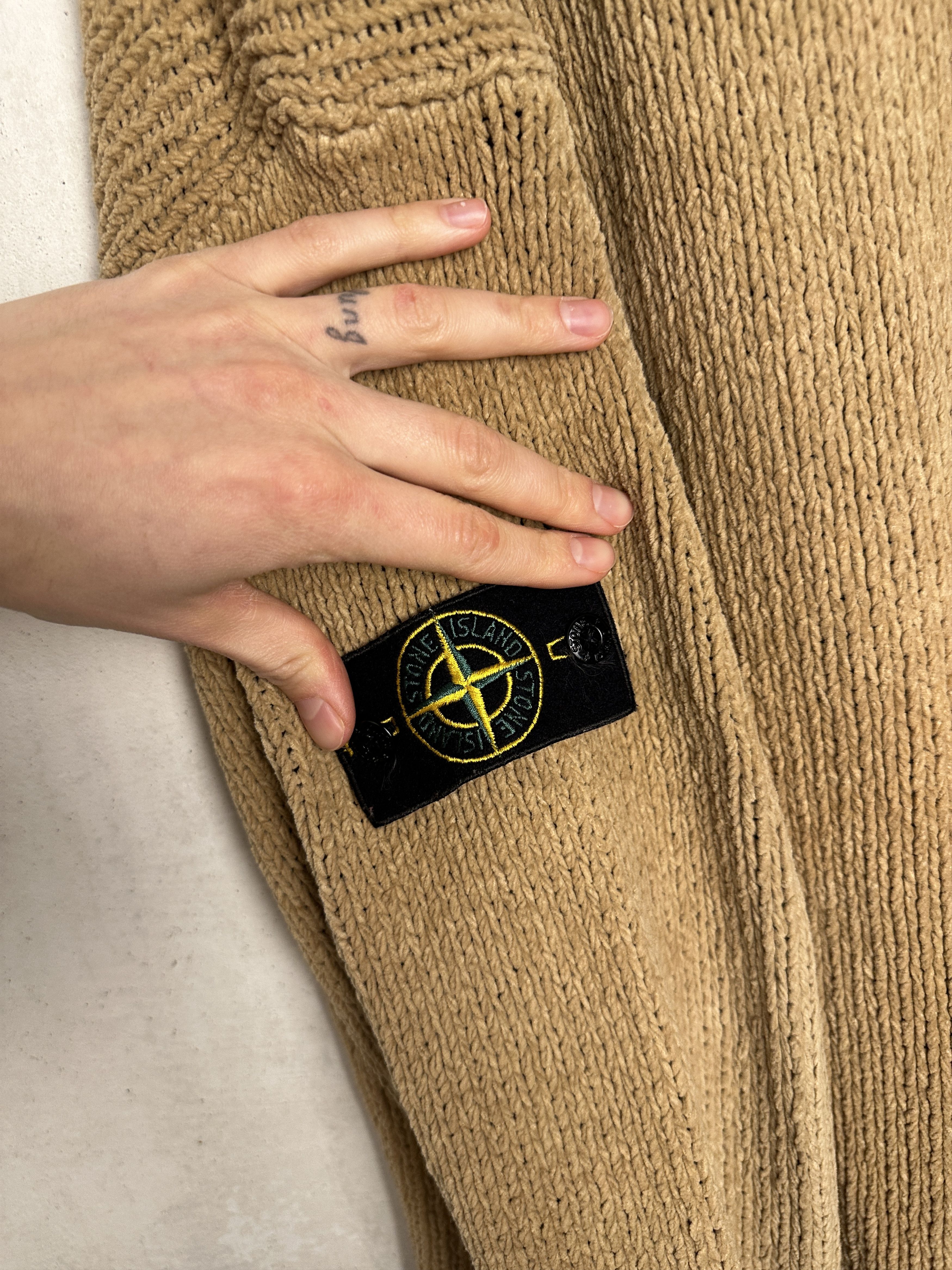 Stone Island Stone Island Patched Cotton Sweater Size US XL / EU 56 / 4 - 3 Thumbnail