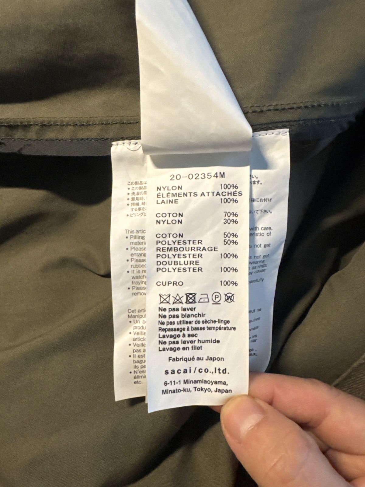 Sacai Sacai MA1 patchwork fishtail parker Bomber Jacket size3 Size US L / EU 52-54 / 3 - 14 Thumbnail