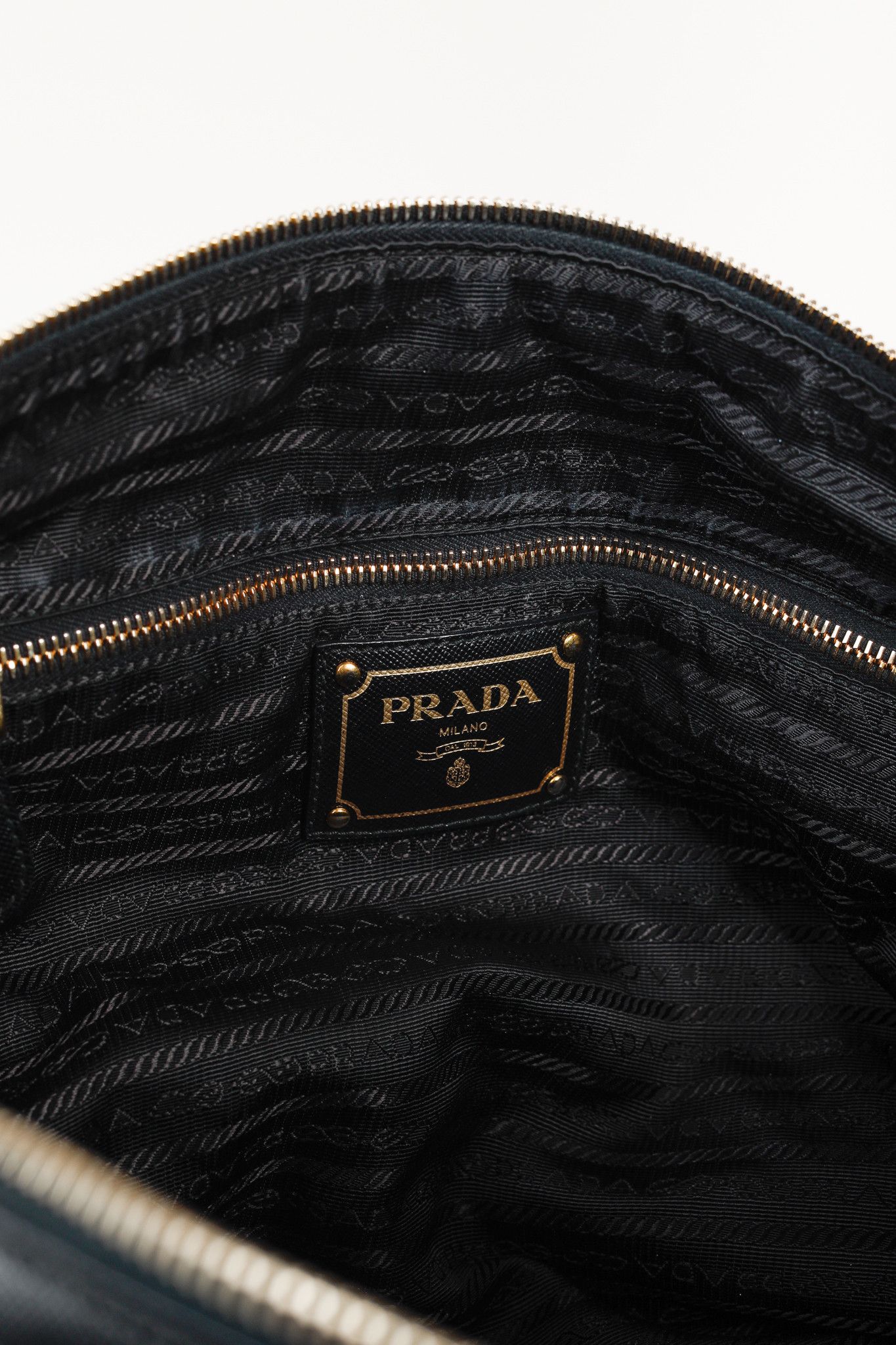 Prada Prada Vintage Tessuto Nylon Saffiano Stencil Logo Bag Size ONE SIZE - 12 Thumbnail