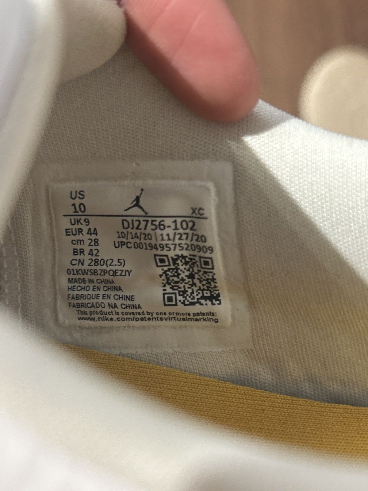 Jordan Brand × Nike Air Jordan 1 Centre Court Size US 10 / EU 43 - 6 Thumbnail
