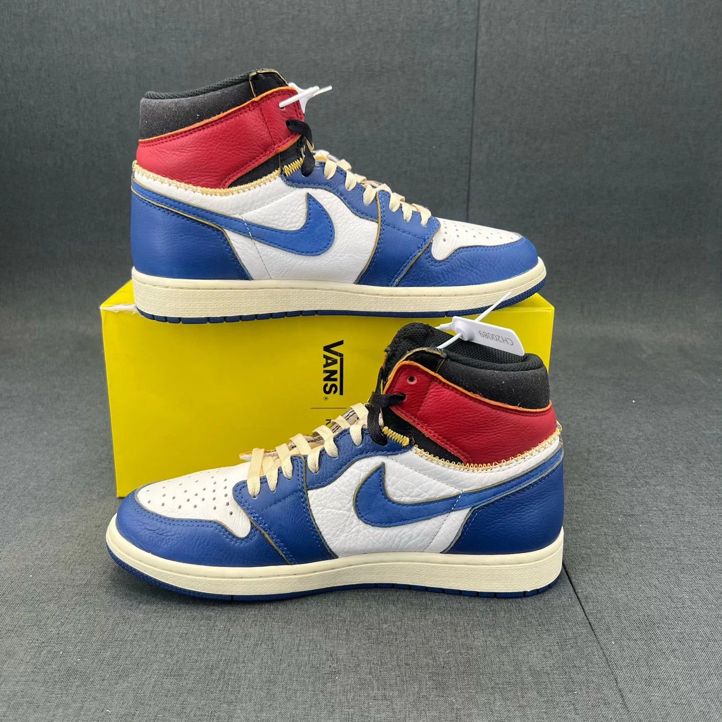 Nike Air Jordan 1 x Union Blue 42.5 Mint (Box included) Size US 9.5 / EU 42-43 - 3 Thumbnail