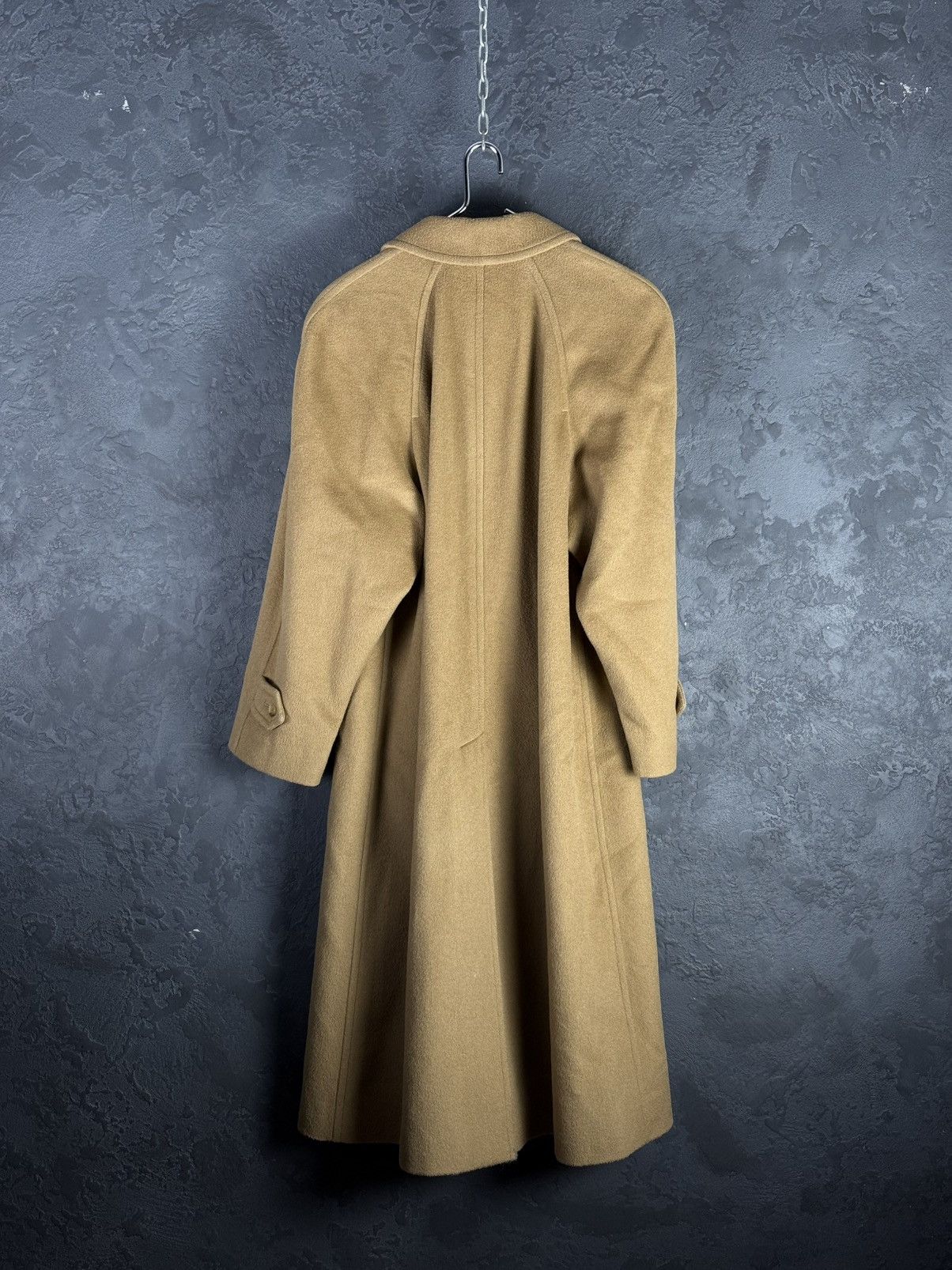 Burberry Prorsum Vintage Burberrys Prorsum Women’s Beige Wool Coat Size L / US 10 / IT 46 - 9 Thumbnail