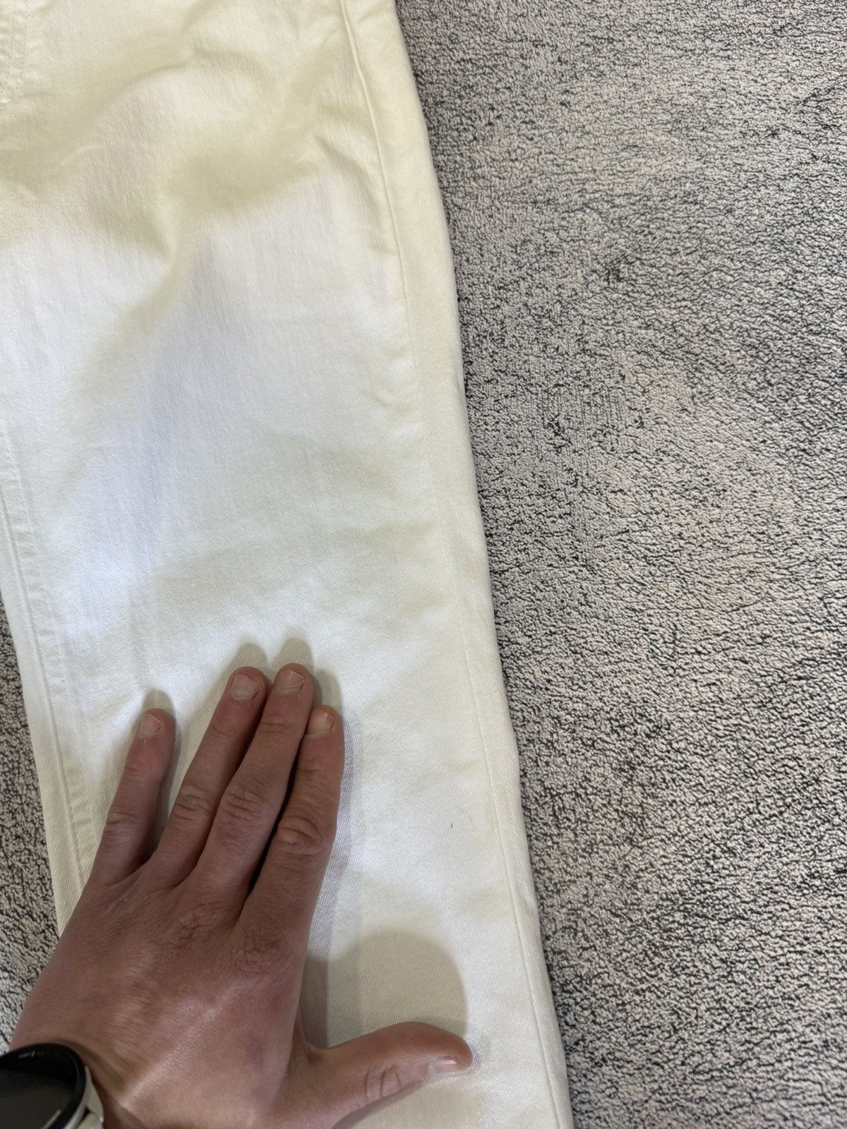 Acne Studios Acne Jeans HEP Slim Straight White Denim 26x34 Vintage Size 26" / US 2 / IT 38 - 23 Thumbnail