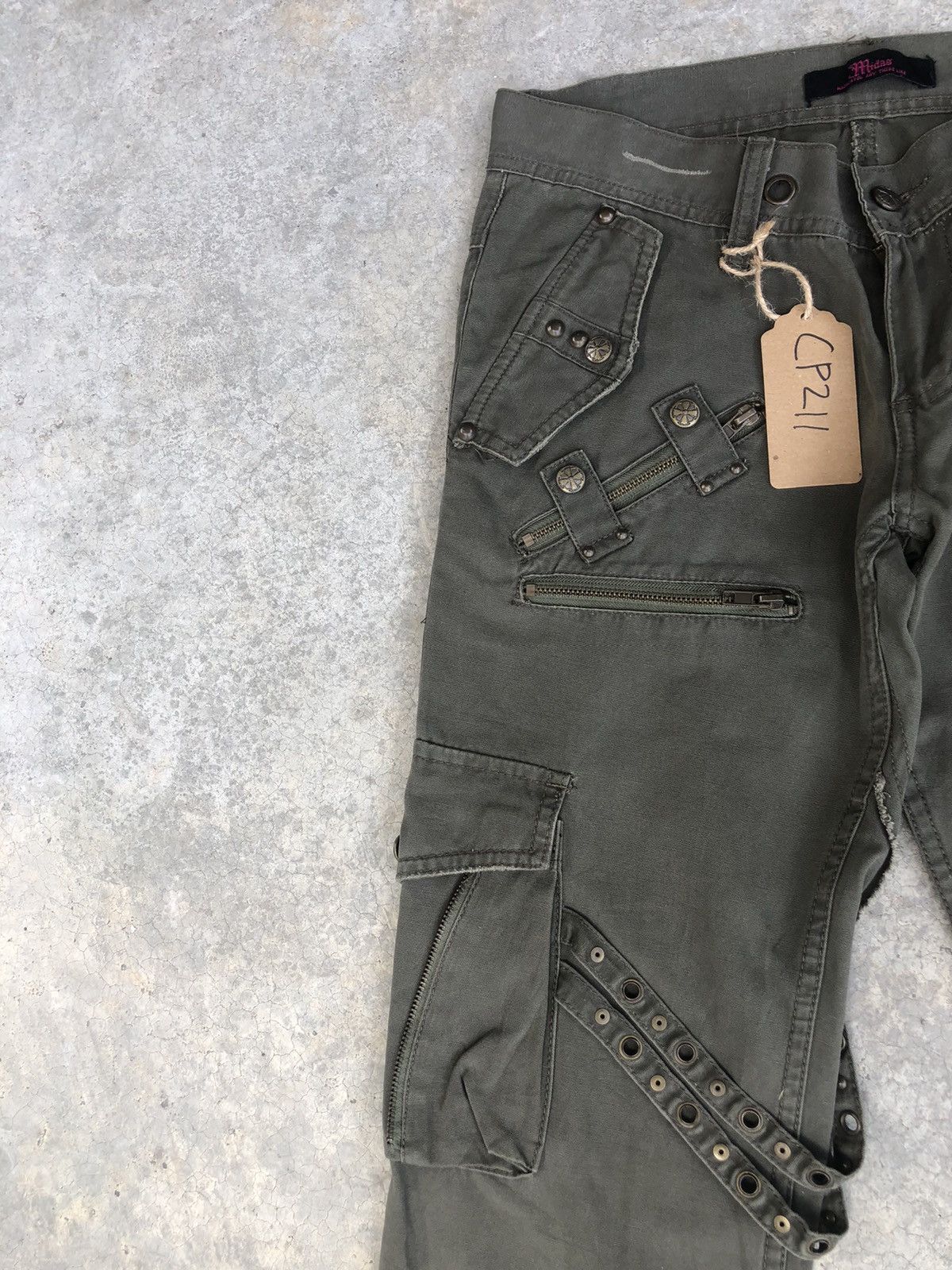 Japanese Brand Japanese Midas Flared Pants Cargo Pants Bondage Size US 32 / EU 48 - 4 Thumbnail