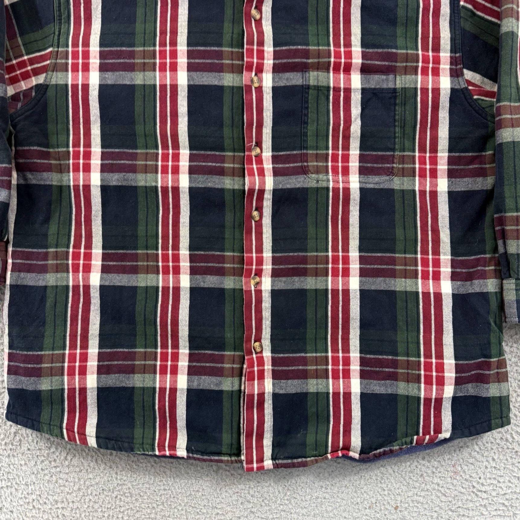 Vintage VINTAGE Falcon Bay Shirt Mens 2XL Red Plaid Fleece Lined Shacket 90s Western Size US XXL / EU 58 / 5 - 2 Thumbnail