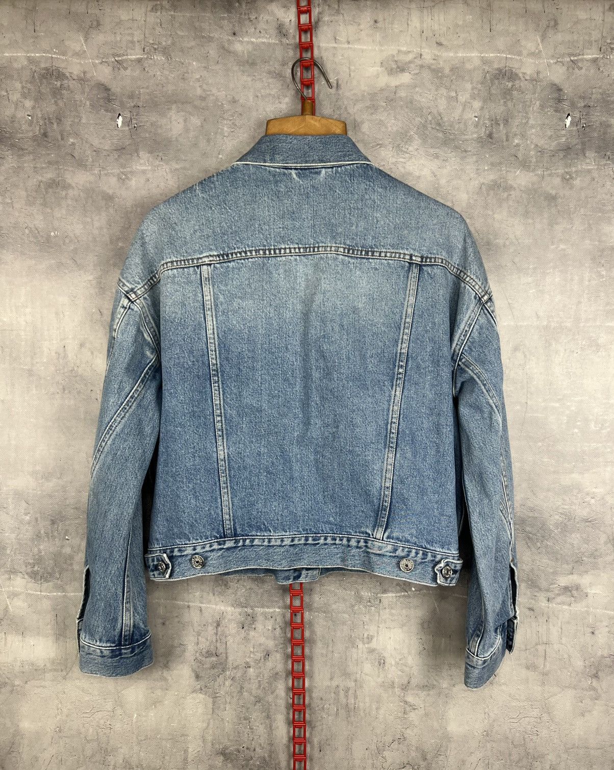 Acne Studios Acne Studios Women’s Lab Nt Mid Vtg Denim Jacket Size 34 Size XXS / US 00 / IT 34 - 5 Thumbnail