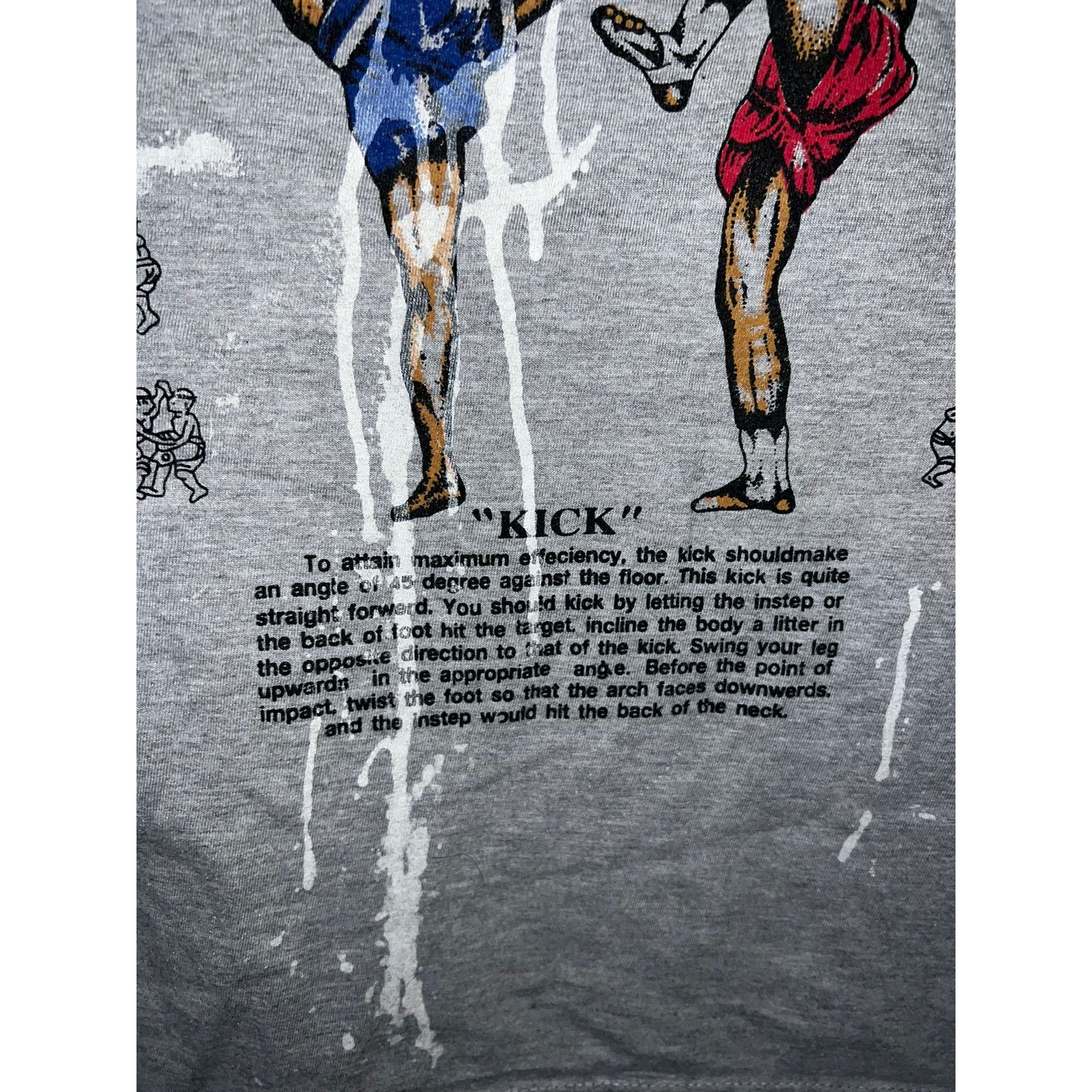 Vintage Vintage Kick Boxing Shirt Tank Thailand Muay Thai Fighting M Size US M / EU 48-50 / 2 - 5 Thumbnail