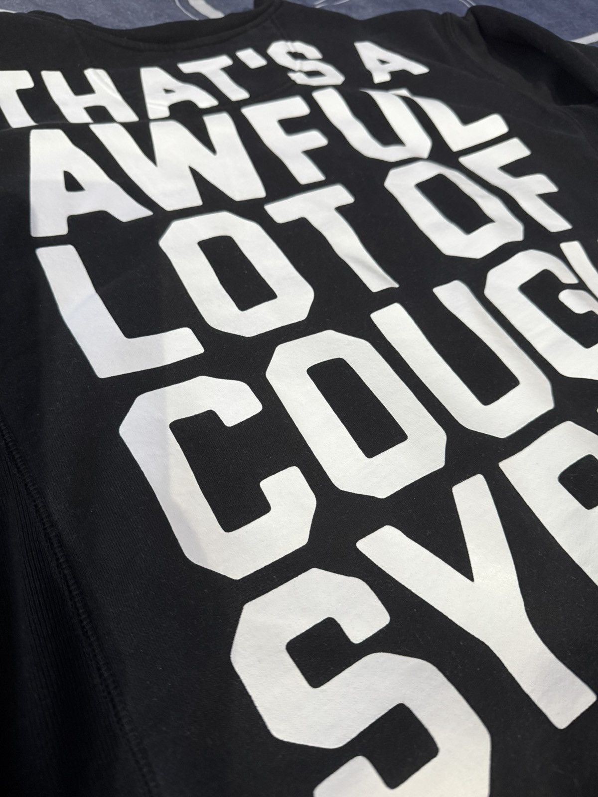 Awful Lot of Cough Syrup Awful Lot of Cough Syrup Black Sweater Size US XL / EU 56 / 4 - 1 Thumbnail