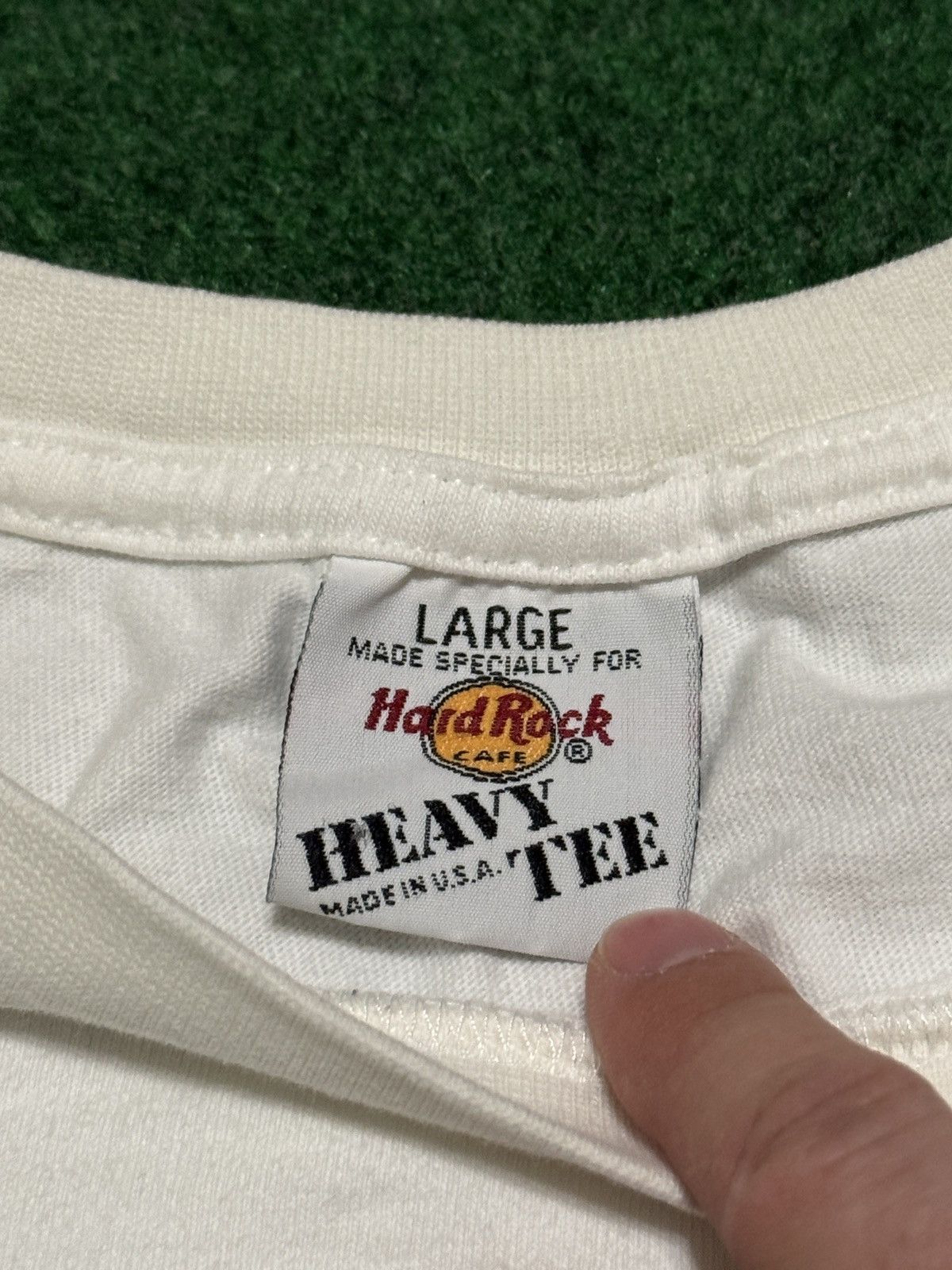 Hard Rock Cafe Hard Rock Cafe Atlanta Vintage 90s White Graphic L T Shirt Size US L / EU 52-54 / 3 - 5 Thumbnail