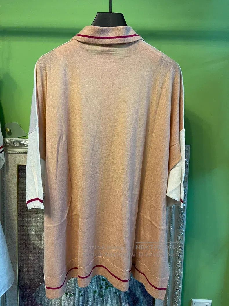 Loewe Loewe Cashmere Knit Polo Short-sleeve T-shirt Size M / US 6-8 / IT 42-44 - 2 Thumbnail