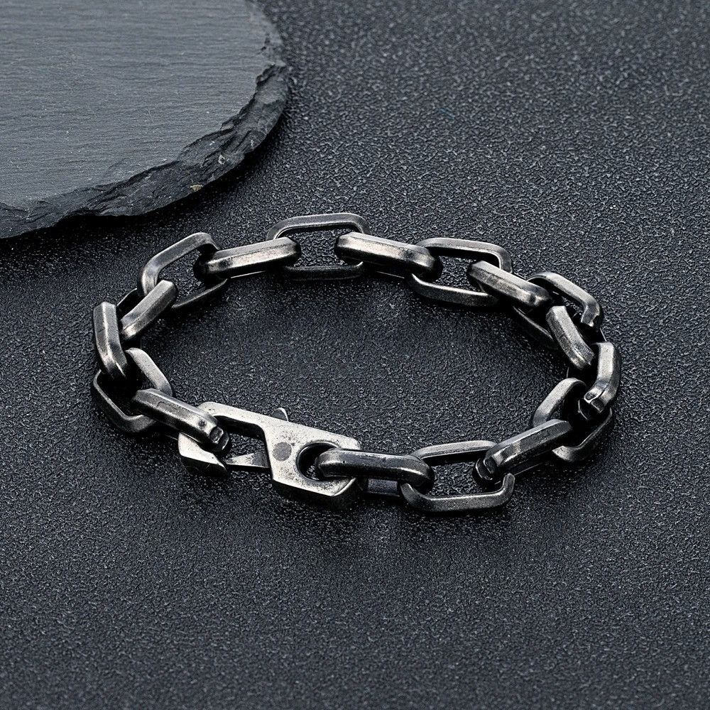 Other Chain Link Bracelet Stainless Steel Punk Gift For Him Size ONE SIZE - 7 Thumbnail