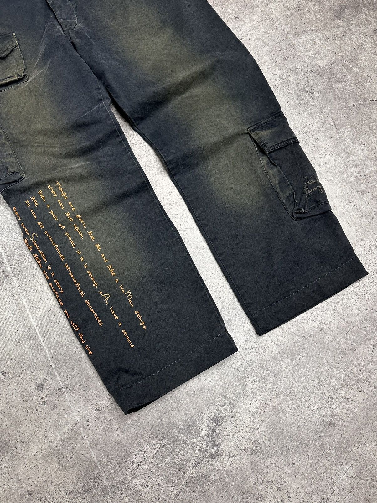 Mason's Vintage Denim Pants Multi pocket Tornado Issey Miyake LGB Size US 40 / EU 56 - 5 Thumbnail