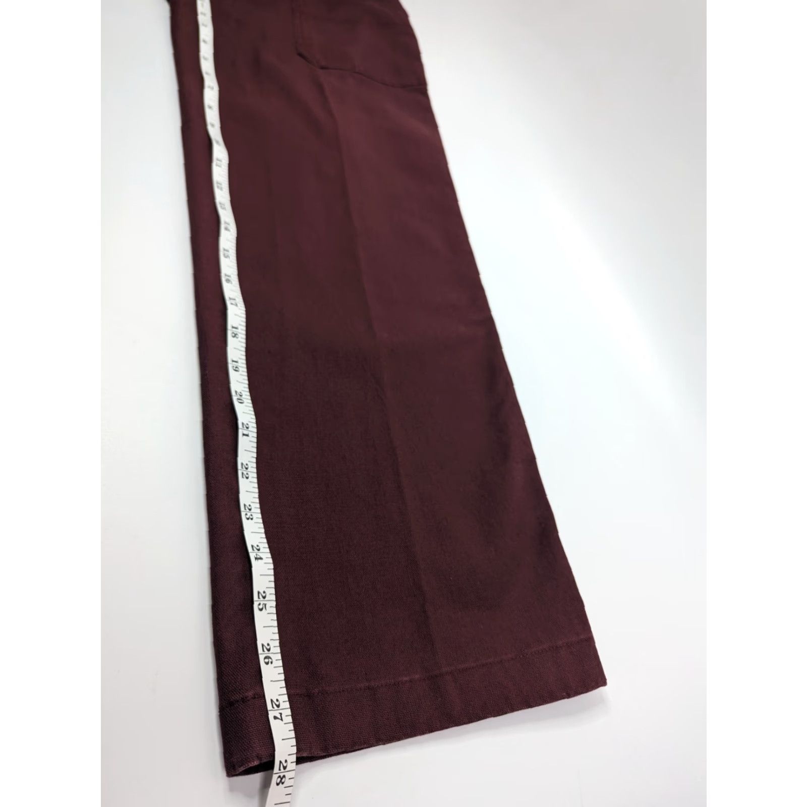 Vintage **L.L. Bean Petite Maroon Women's Chino Pants Size 4 Flat Front** User: **L.L. Bean Women's Petite Maroon Chino Pants Size 4 Flat Front** Size 27" / US 4 / IT 40 - 6 Thumbnail