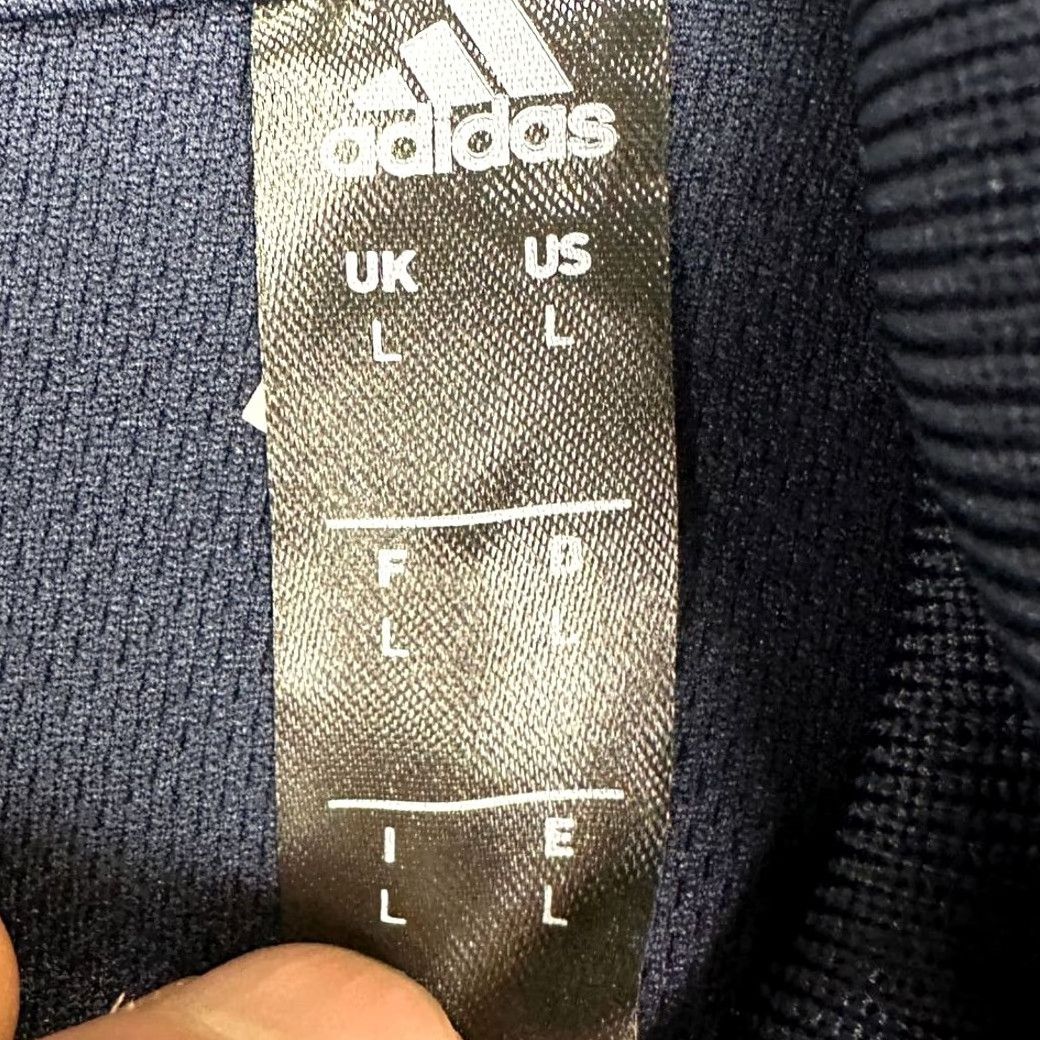 Adidas Adidas Golf Polo Shirt Mens Large Navy Blue Short Sleeve Athletic Breathable Collared Golfing Sport Shirt Size US L / EU 52-54 / 3 - 4 Thumbnail