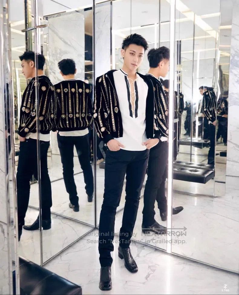 Saint Laurent Paris Saint Laurent Paris Embroidered Marrakesh Sunset Record Pl Size US M / EU 48-50 / 2 - 8 Thumbnail