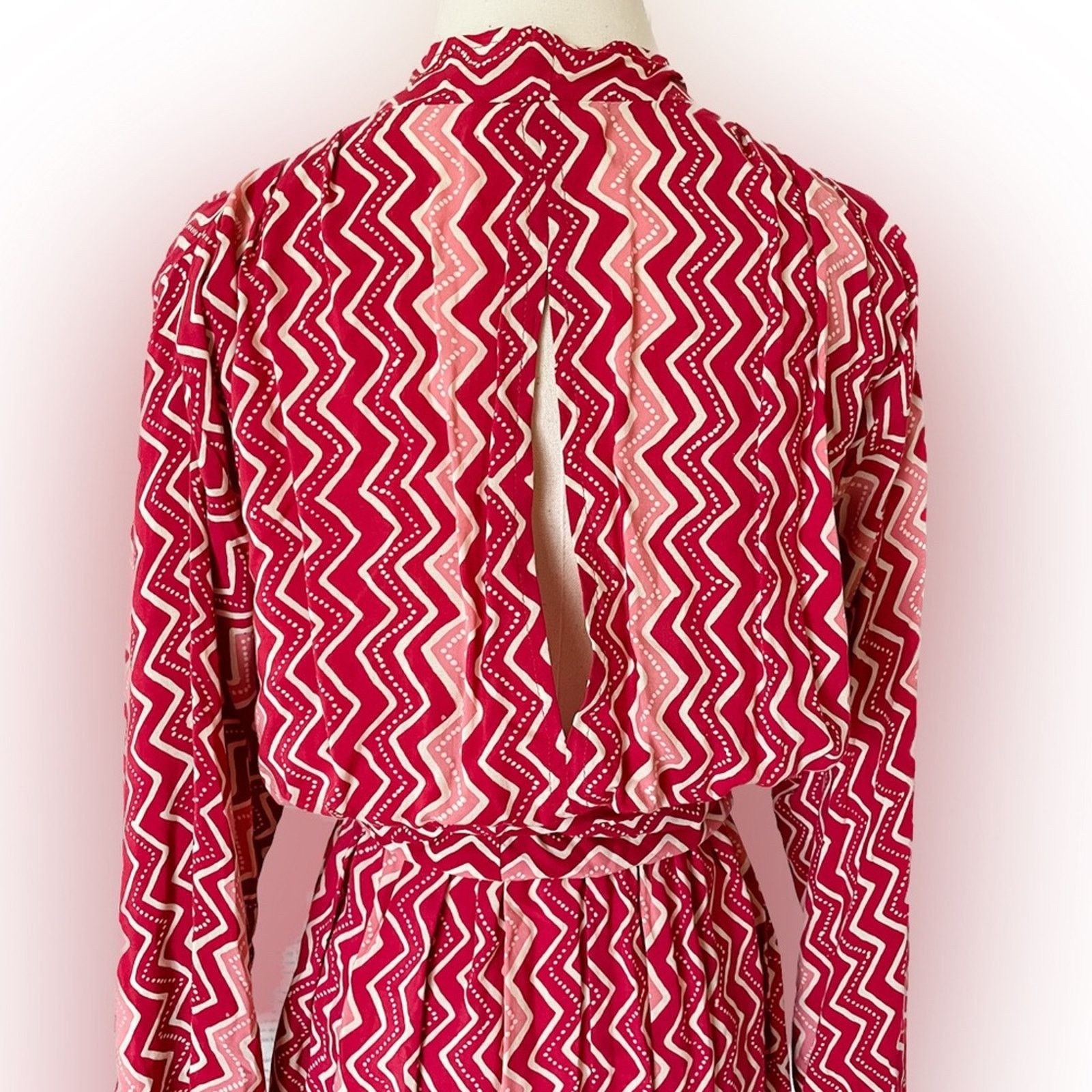 Natalie Martin Natalie Martin Nico L/S Mini batik long sleeve wrap dress M Size M / US 6-8 / IT 42-44 - 8 Thumbnail