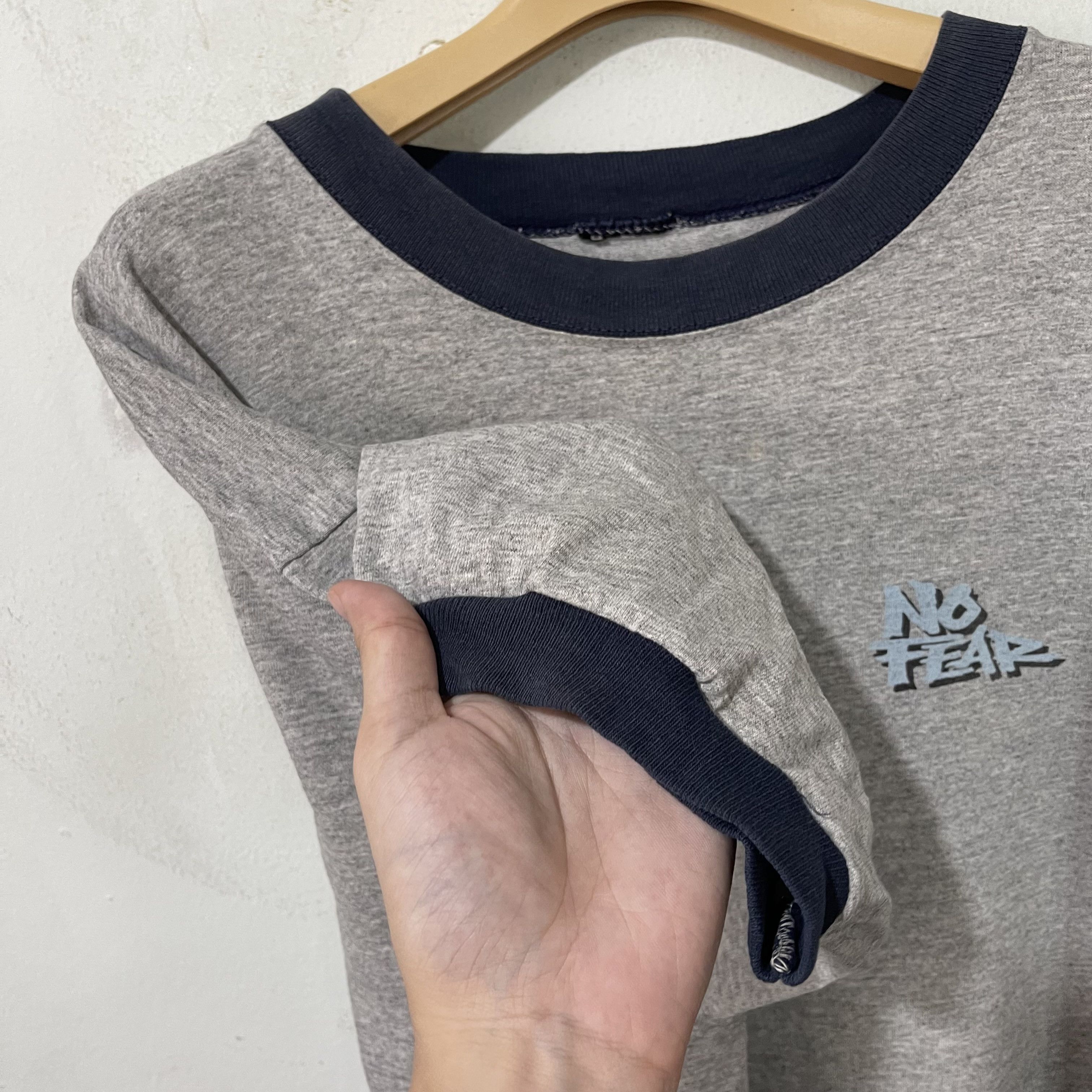 No Fear Vintage 90s No Fear Ringer Tee Size US XXL / EU 58 / 5 - 6 Thumbnail