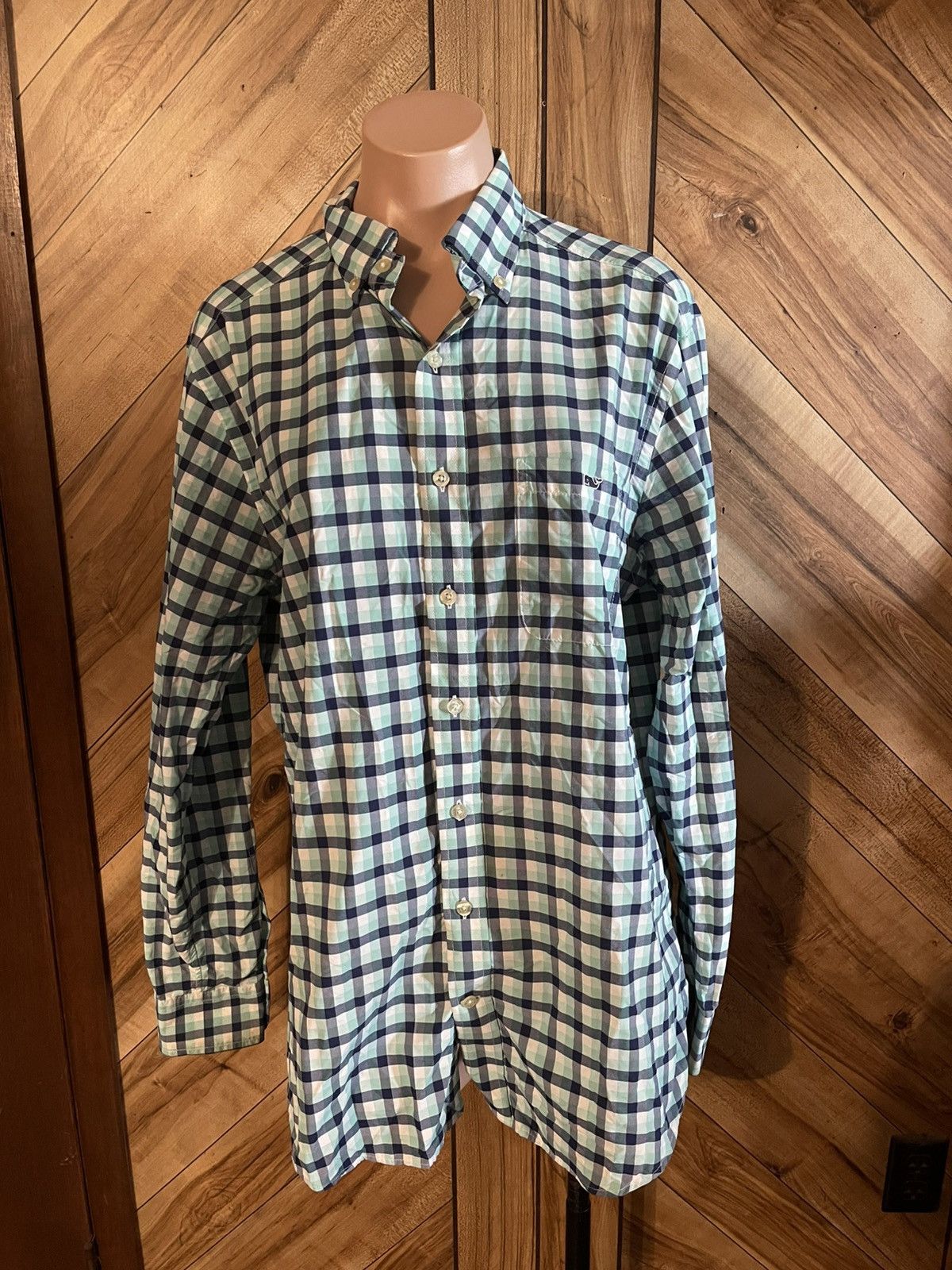 Vineyard Vines Vineyard Vines Men's Slim Fit Tucker Shirt Plaid Button Down Size US M / EU 48-50 / 2 - 2 Thumbnail